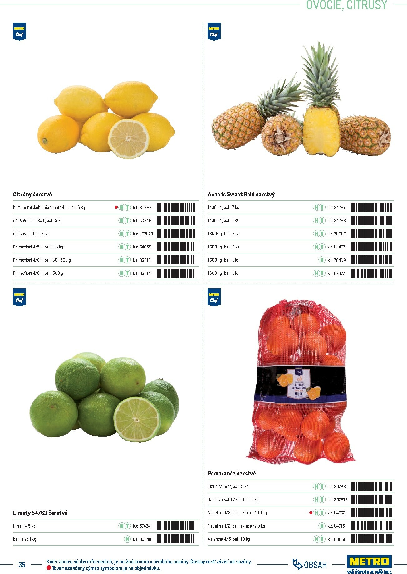 metro - Leták Metro - Katalóg vlastných značiek METRO platný od 01.10. do 31.12. - page: 35 metro - Leták Metro - Katalóg vlastných značiek METRO platný od 01.10. do 31.12. - page: 35