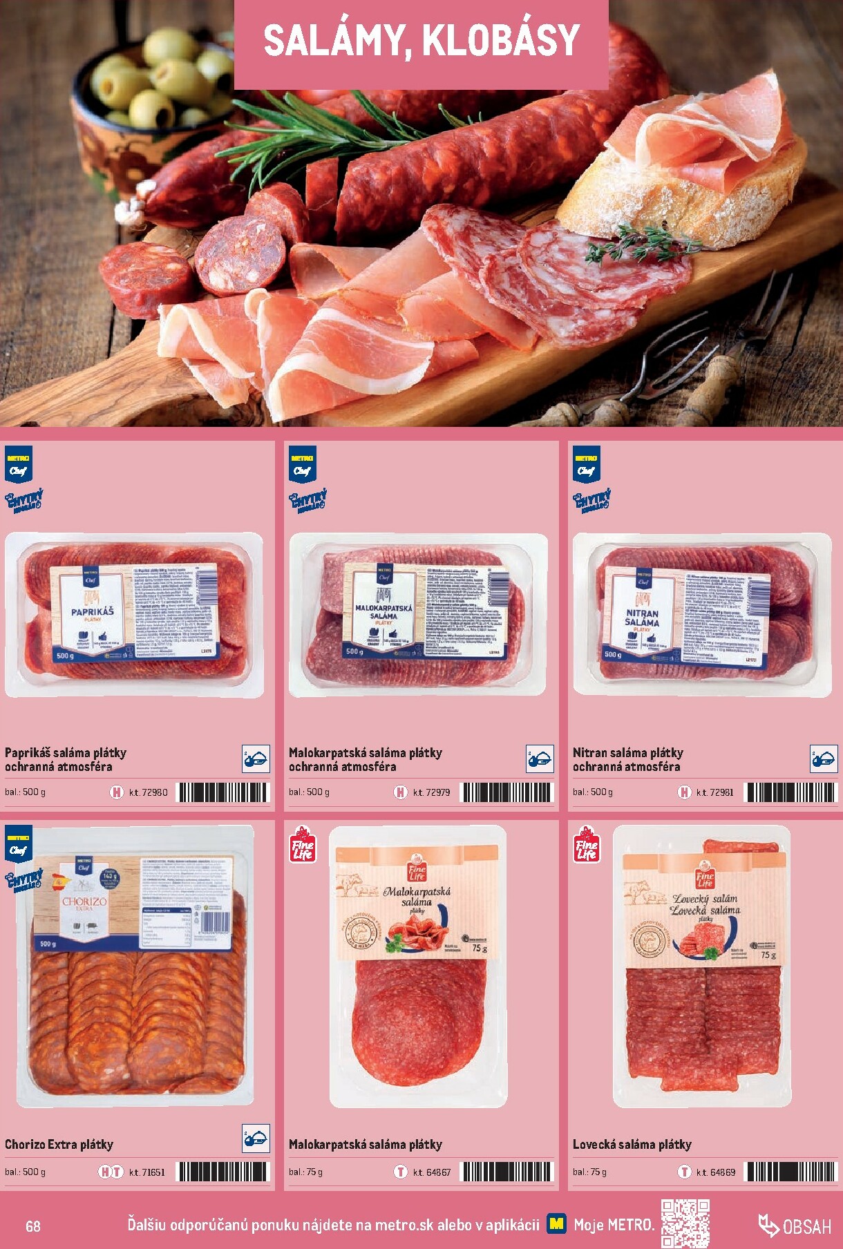 metro - Leták Metro - Katalóg vlastných značiek METRO platný od 01.10. do 31.12. - page: 68 metro - Leták Metro - Katalóg vlastných značiek METRO platný od 01.10. do 31.12. - page: 68