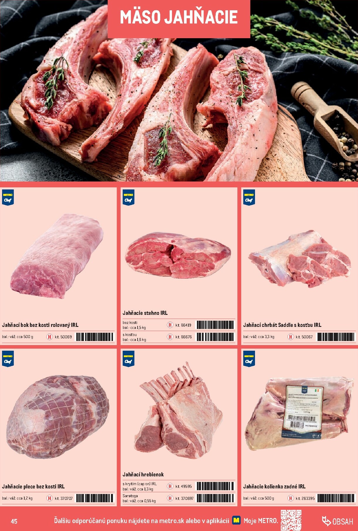 metro - Leták Metro - Katalóg vlastných značiek METRO platný od 01.10. do 31.12. - page: 45 metro - Leták Metro - Katalóg vlastných značiek METRO platný od 01.10. do 31.12. - page: 45