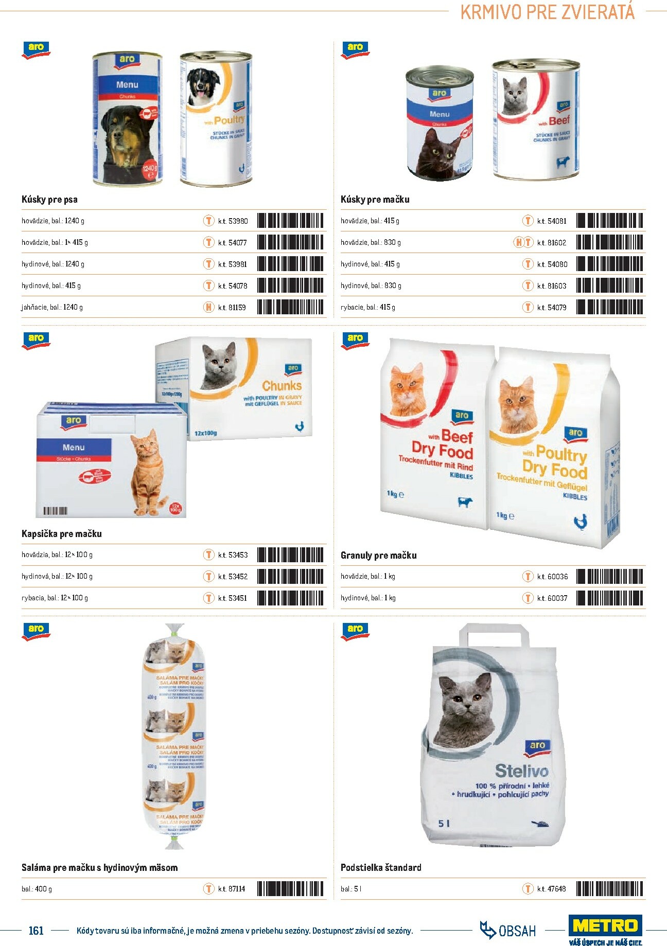 metro - Leták Metro - Katalóg vlastných značiek METRO platný od 01.10. do 31.12. - page: 161 metro - Leták Metro - Katalóg vlastných značiek METRO platný od 01.10. do 31.12. - page: 161