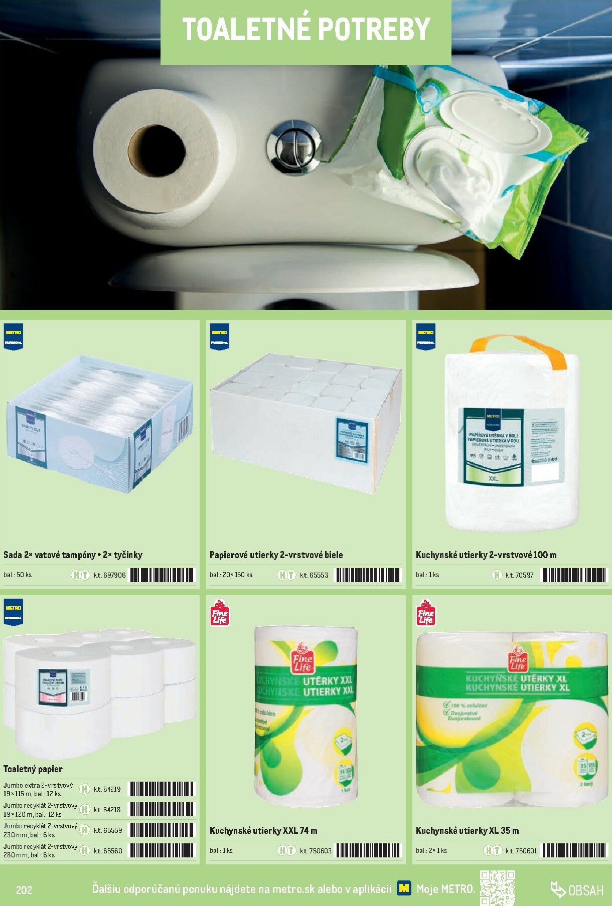 metro - Leták Metro - Katalóg vlastných značiek METRO platný od 01.10. do 31.12. - page: 202 metro - Leták Metro - Katalóg vlastných značiek METRO platný od 01.10. do 31.12. - page: 202