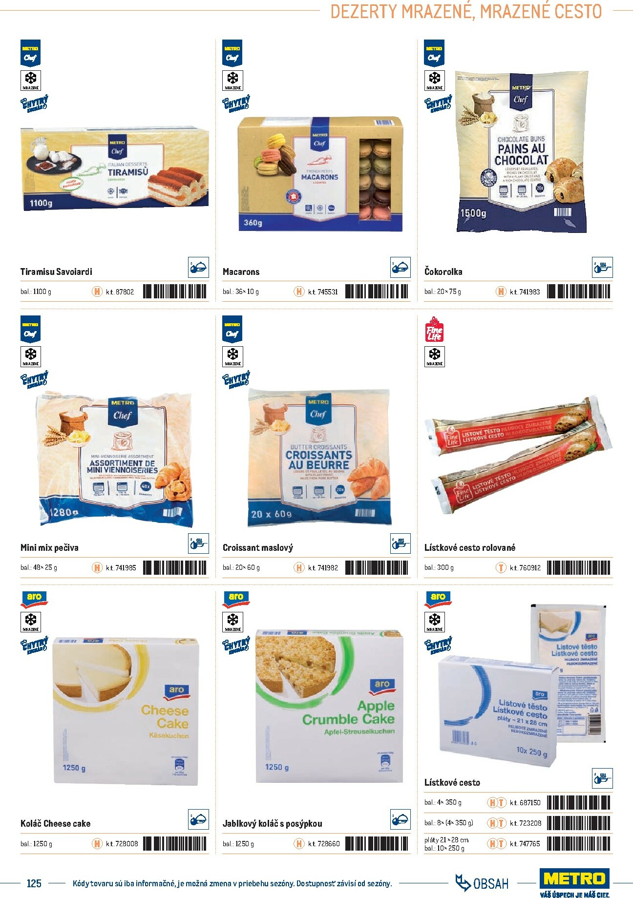 metro - Leták Metro - Katalóg vlastných značiek METRO platný od 01.10. do 31.12. - page: 125 metro - Leták Metro - Katalóg vlastných značiek METRO platný od 01.10. do 31.12. - page: 125