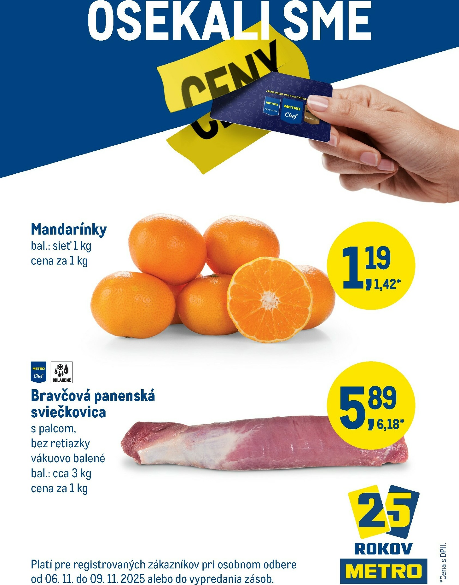 metro - Leták Metro - Víkendová ponuka platný od 06.11. do 09.11. - page: 1