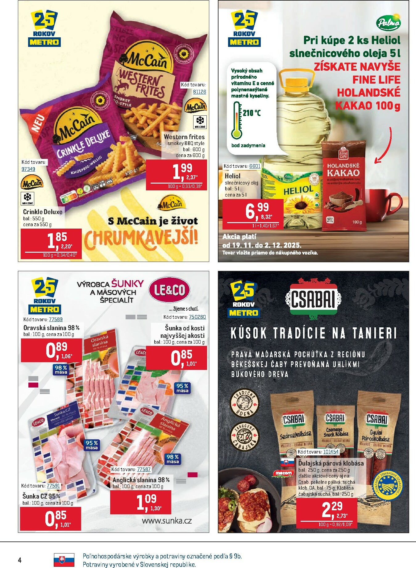 metro - Leták Metro - Maloobchod platný od 19.11. do 09.12. - page: 4