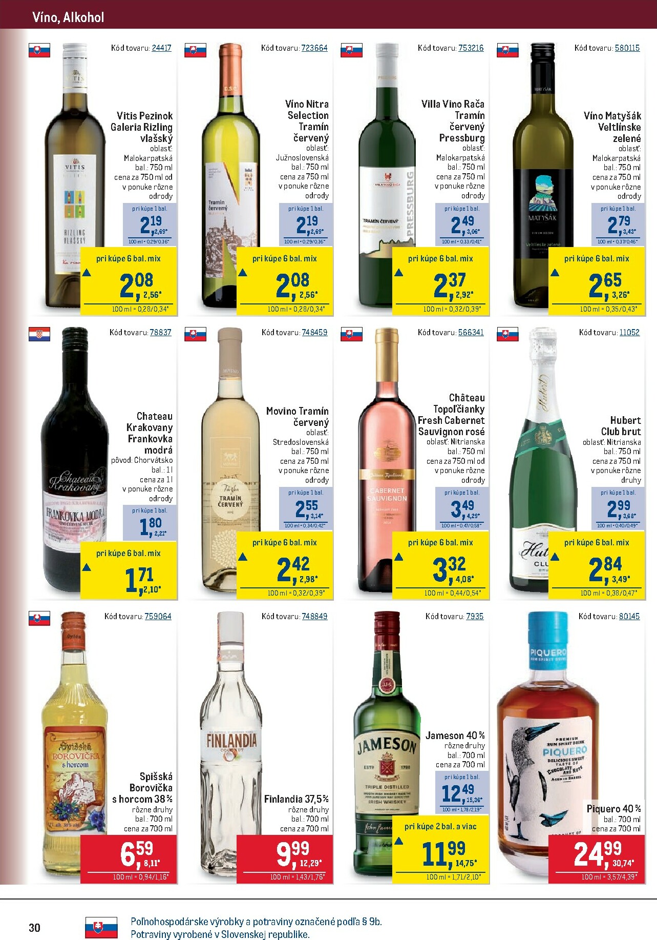 metro - Leták Metro - Maloobchod platný od 19.11. do 09.12. - page: 30