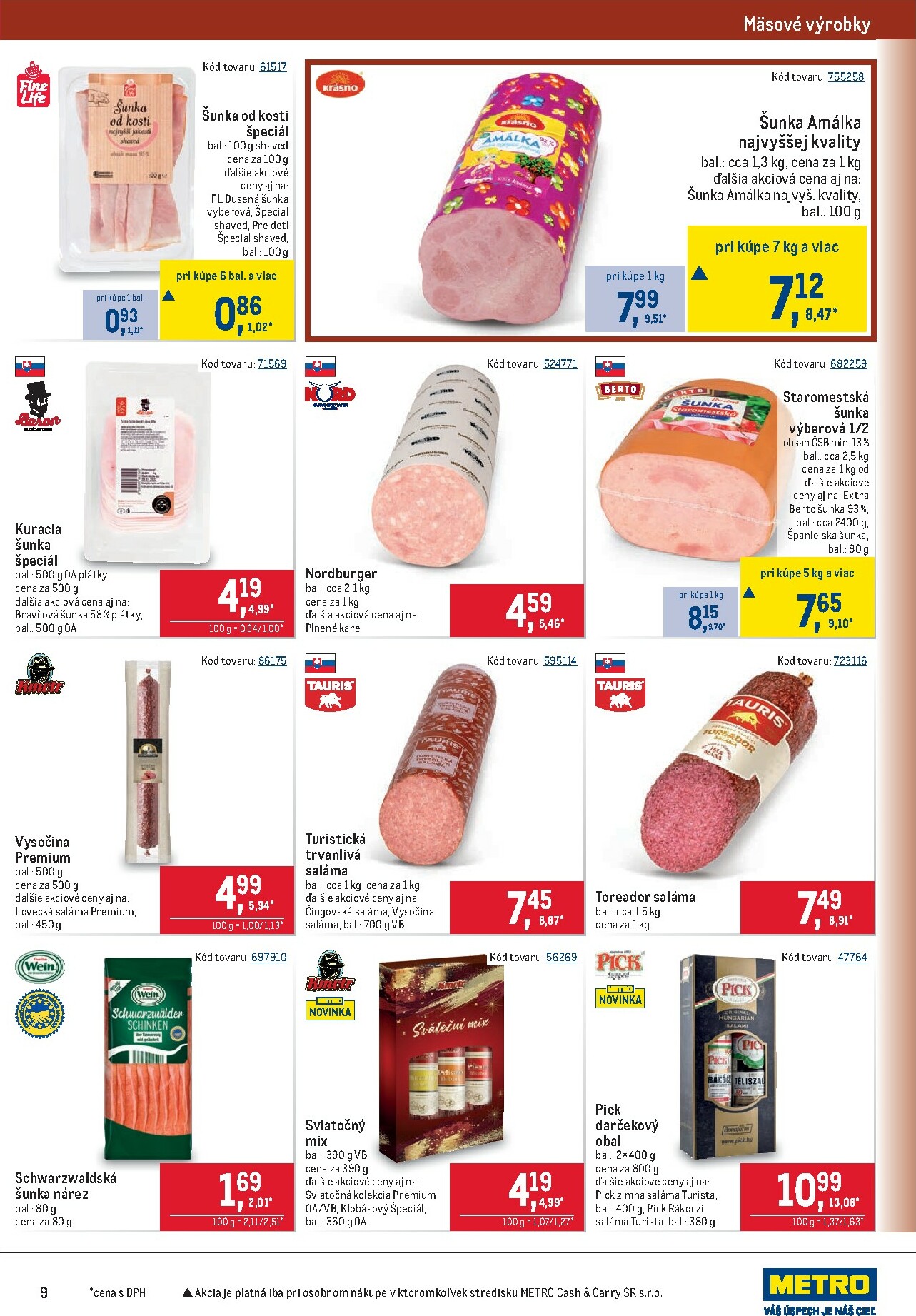 metro - Leták Metro - Maloobchod platný od 19.11. do 09.12. - page: 9