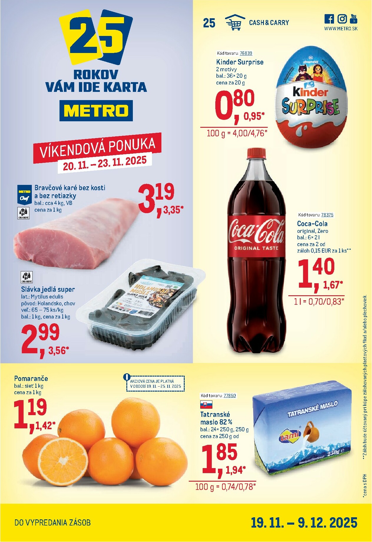 metro - Leták Metro - Maloobchod platný od 19.11. do 09.12.