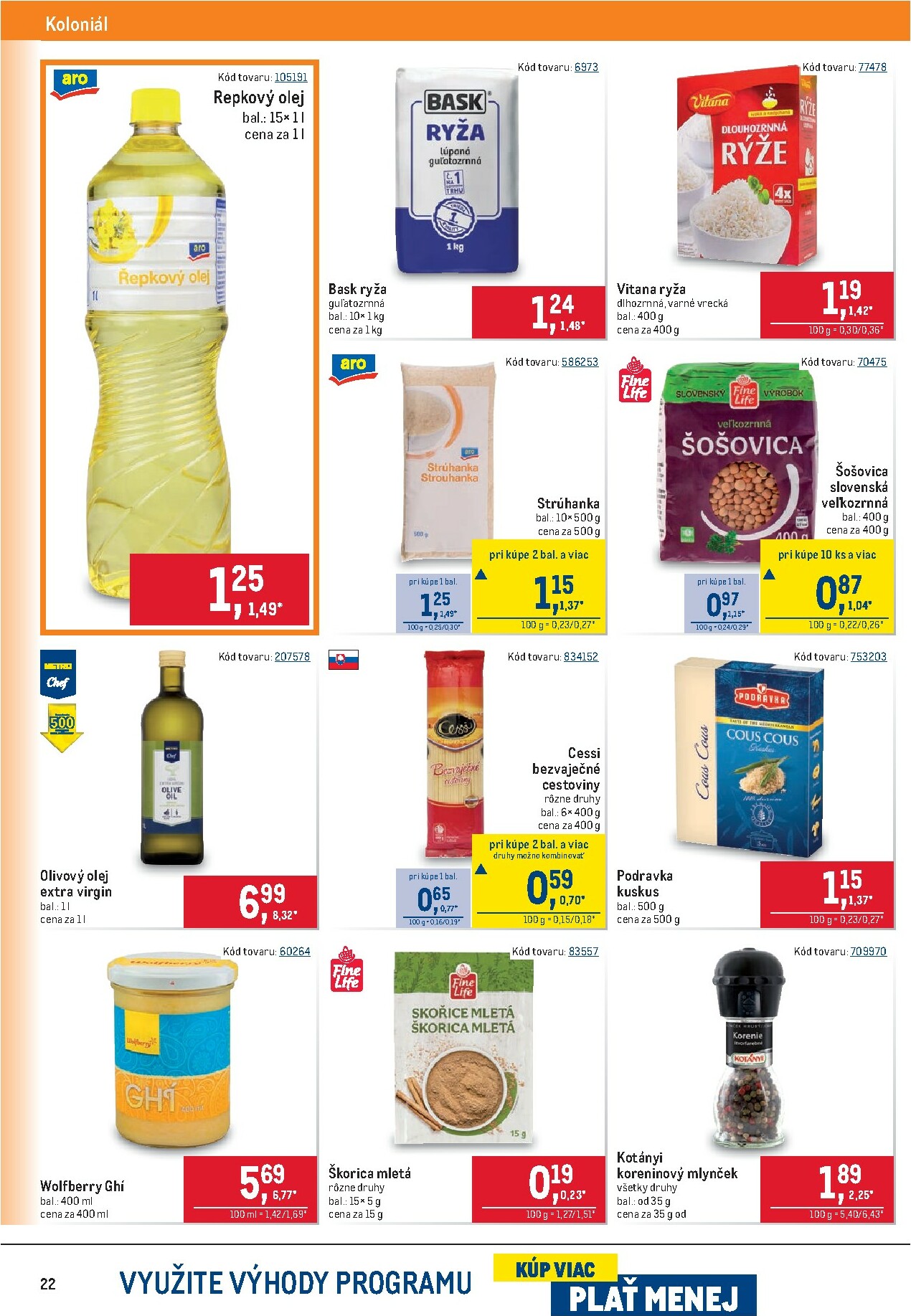 metro - Leták Metro - Maloobchod platný od 19.11. do 09.12. - page: 22