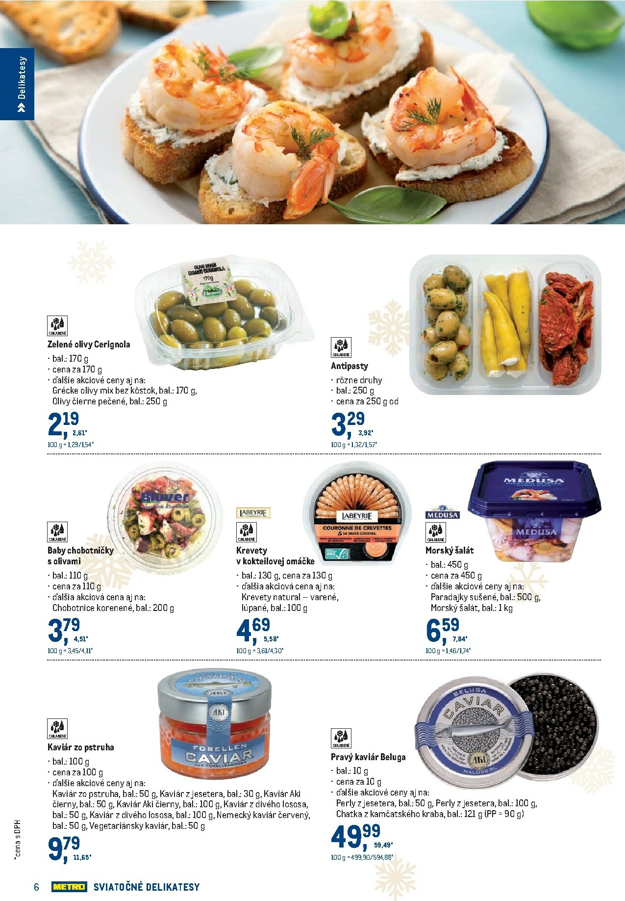 metro - Leták Metro - Sviatočné delikatesy platný od 19.11. do 31.12. - page: 6
