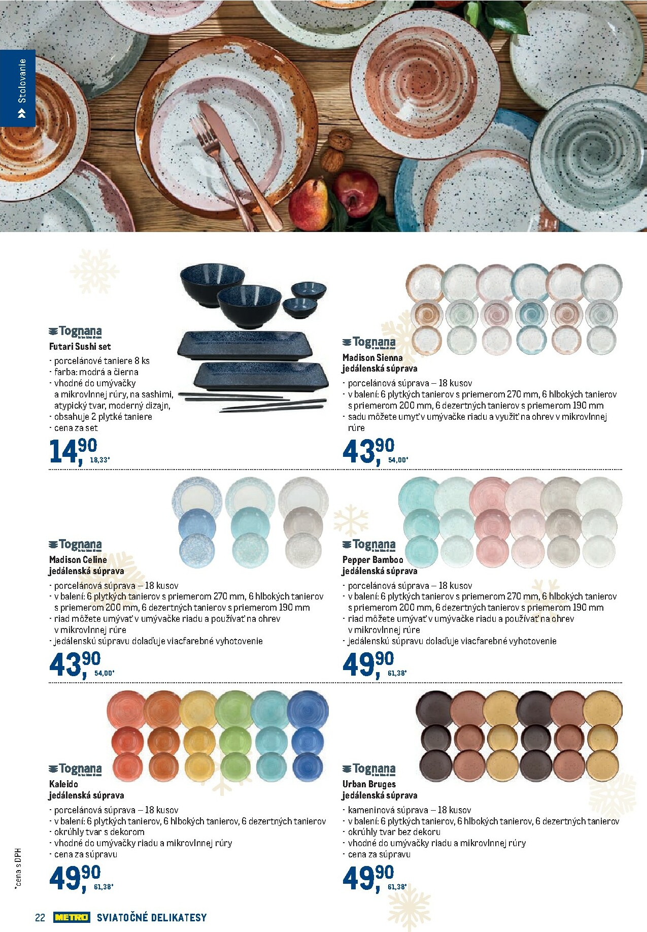 metro - Leták Metro - Sviatočné delikatesy platný od 19.11. do 31.12. - page: 22