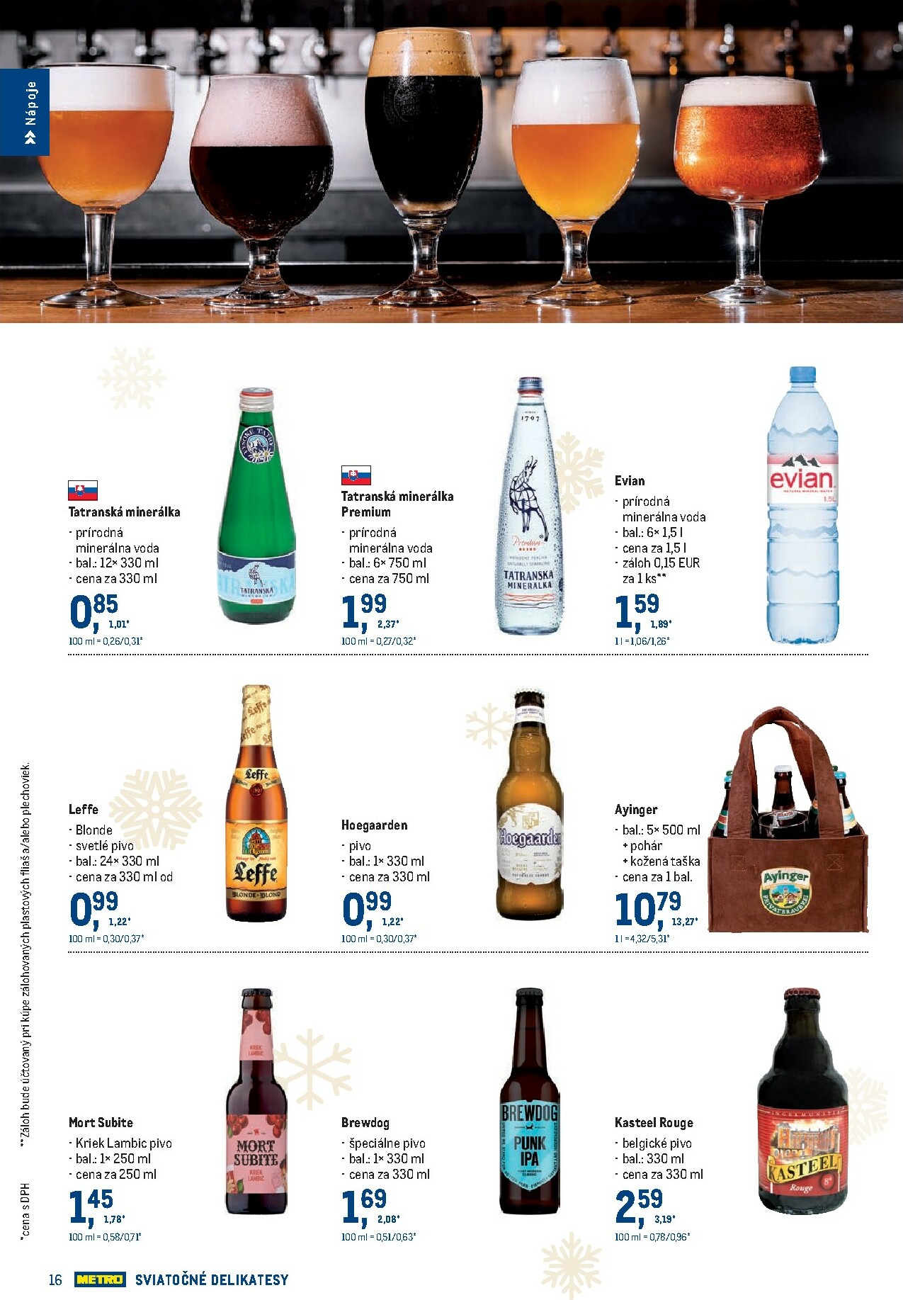 metro - Leták Metro - Sviatočné delikatesy platný od 19.11. do 31.12. - page: 16
