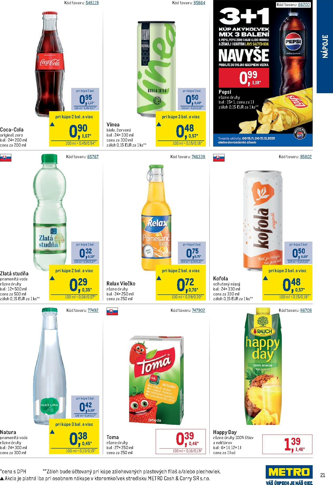 metro - Leták Metro - Fast Food platný od 19.11. do 31.12. - page: 21