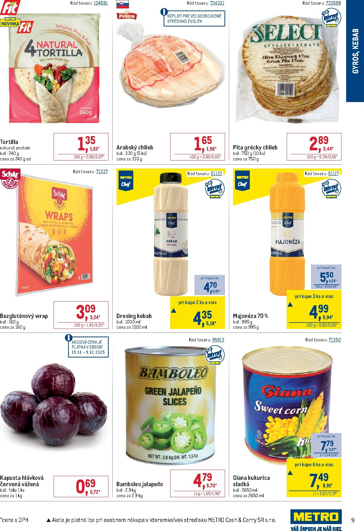 metro - Leták Metro - Fast Food platný od 19.11. do 31.12. - page: 9