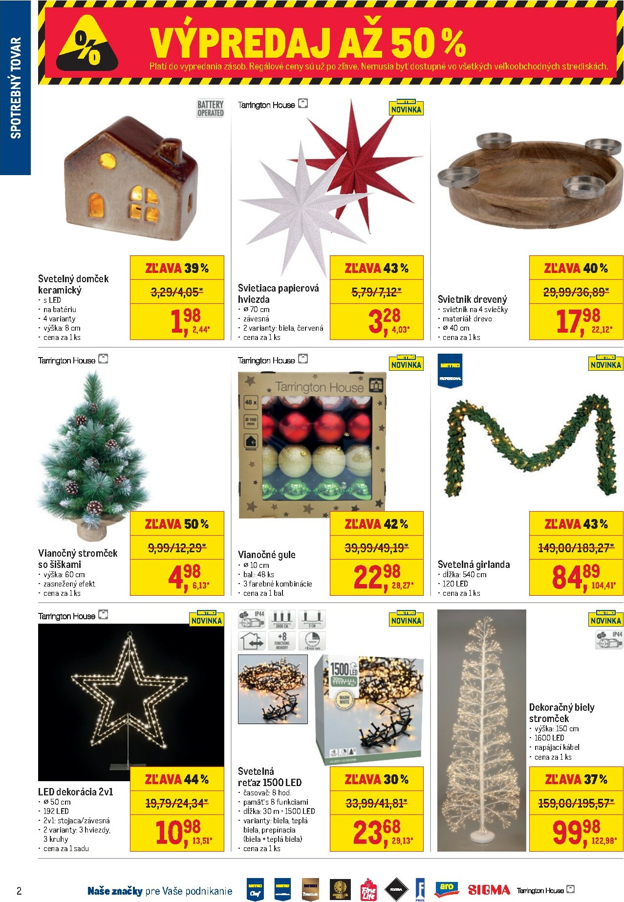 metro - Leták Metro - Spotrebný tovar platný od 19.11. do 09.12. - page: 2