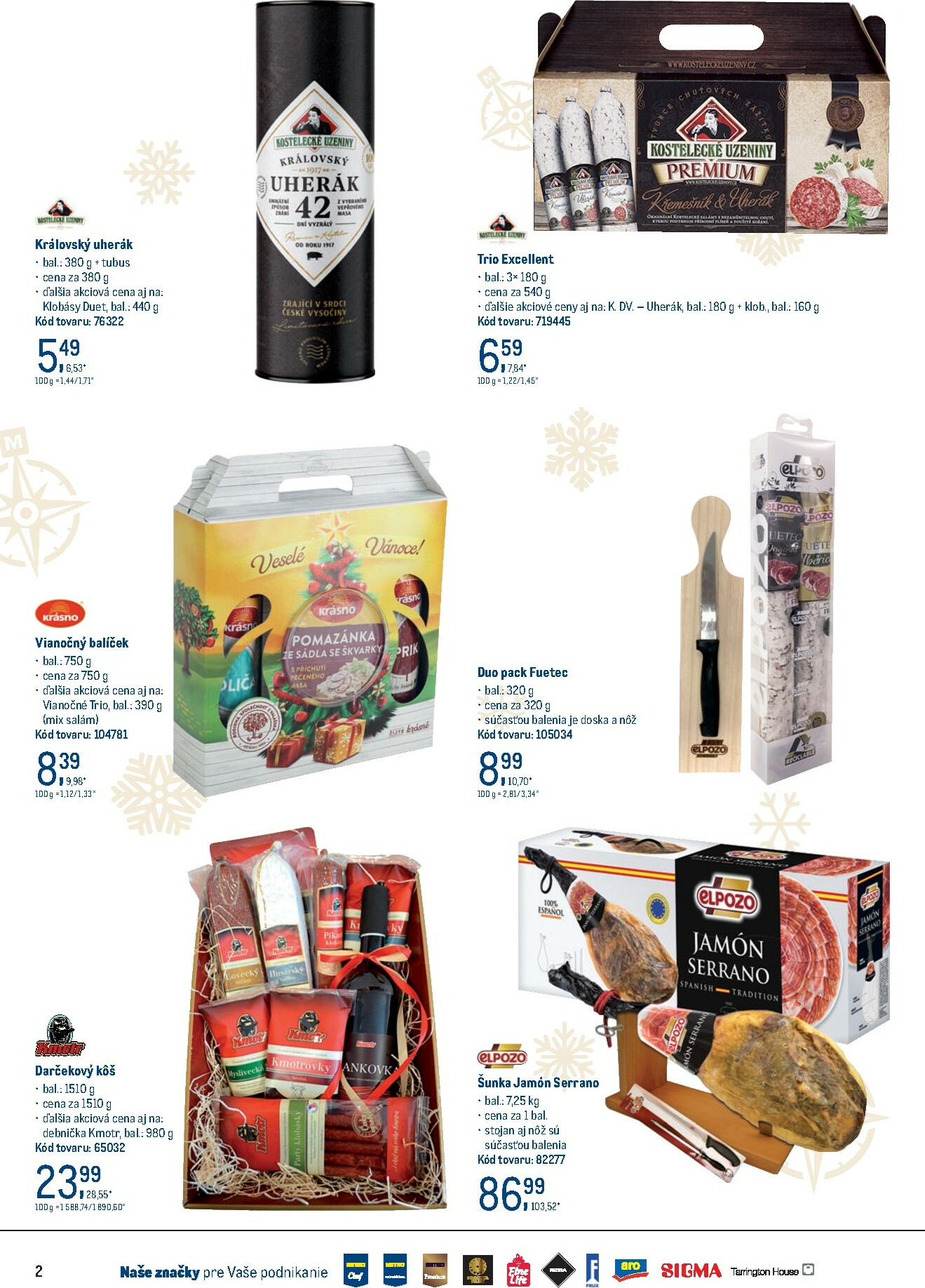 metro - Leták Metro - Darčeky platný od 19.11. do 31.12. - page: 2