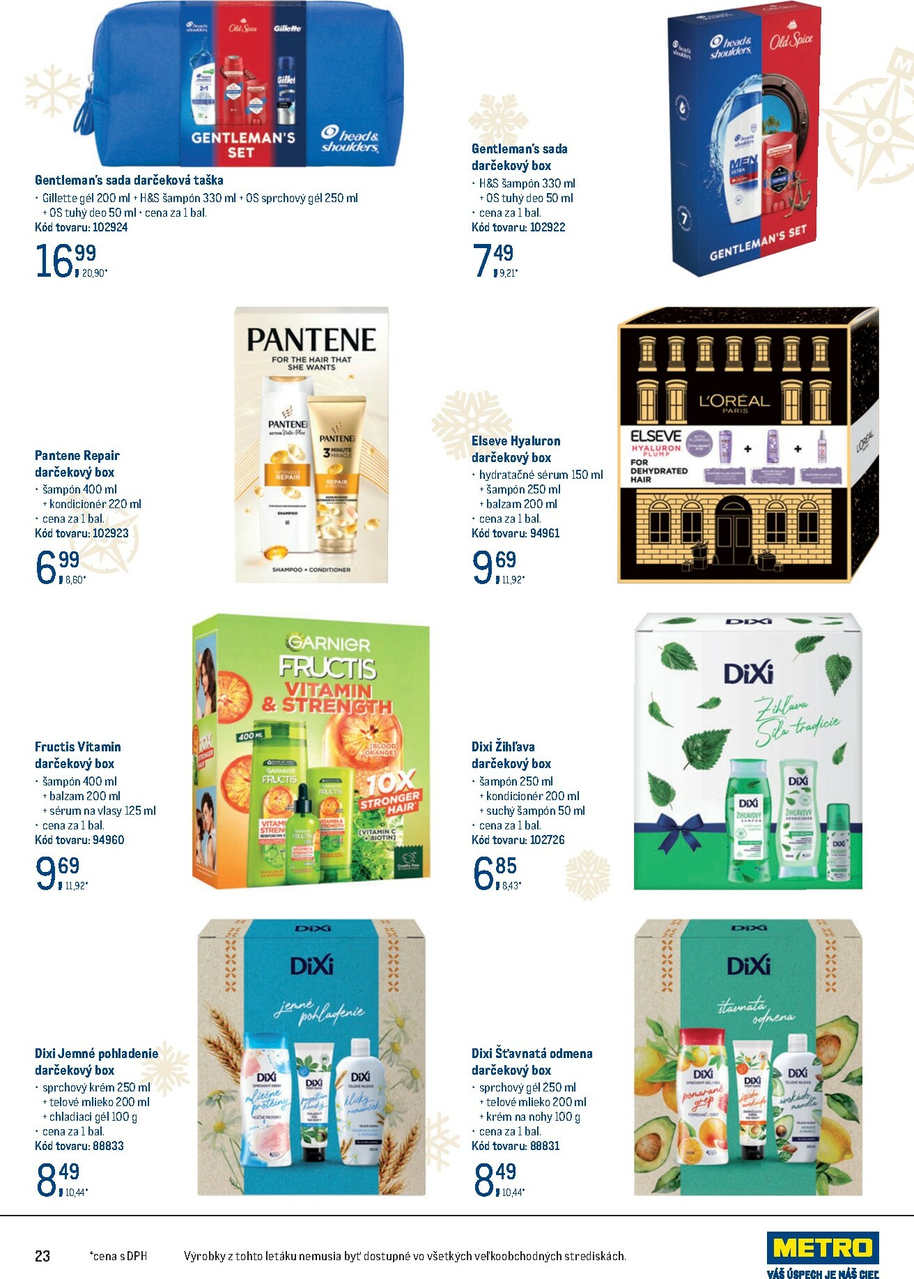 metro - Leták Metro - Darčeky platný od 19.11. do 31.12. - page: 23