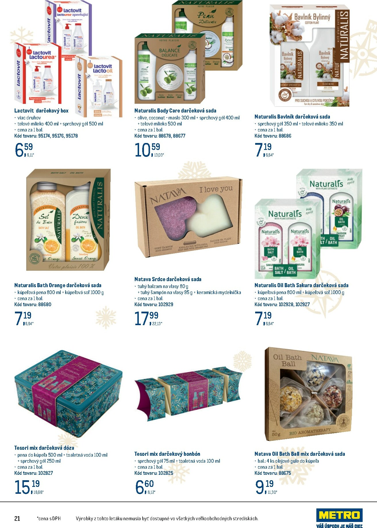 metro - Leták Metro - Darčeky platný od 19.11. do 31.12. - page: 21