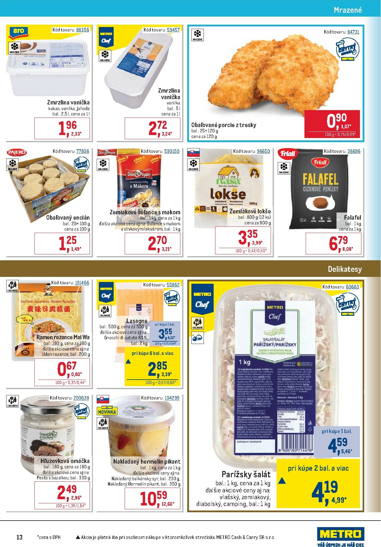 metro - Leták Metro - Gastronómia platný od 19.11. do 09.12. - page: 13
