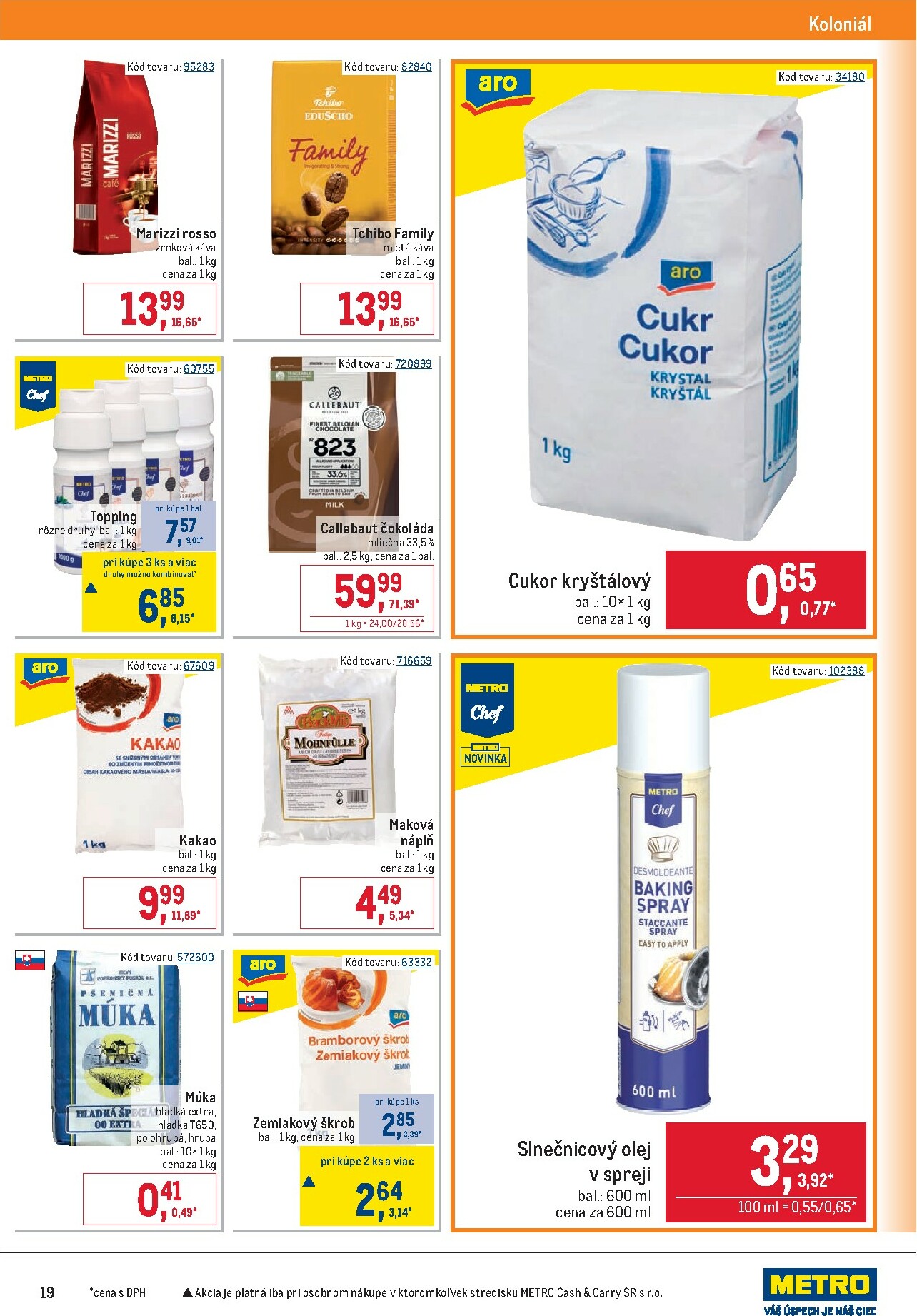 metro - Leták Metro - Gastronómia platný od 19.11. do 09.12. - page: 19