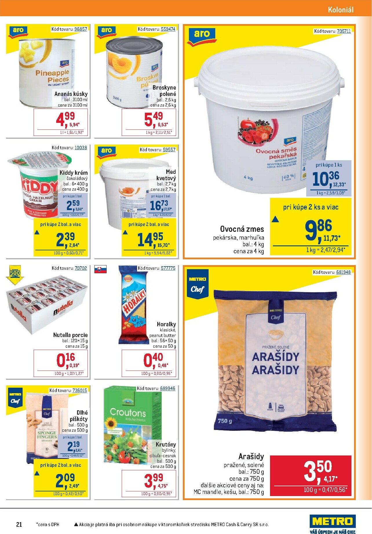 metro - Leták Metro - Gastronómia platný od 19.11. do 09.12. - page: 21