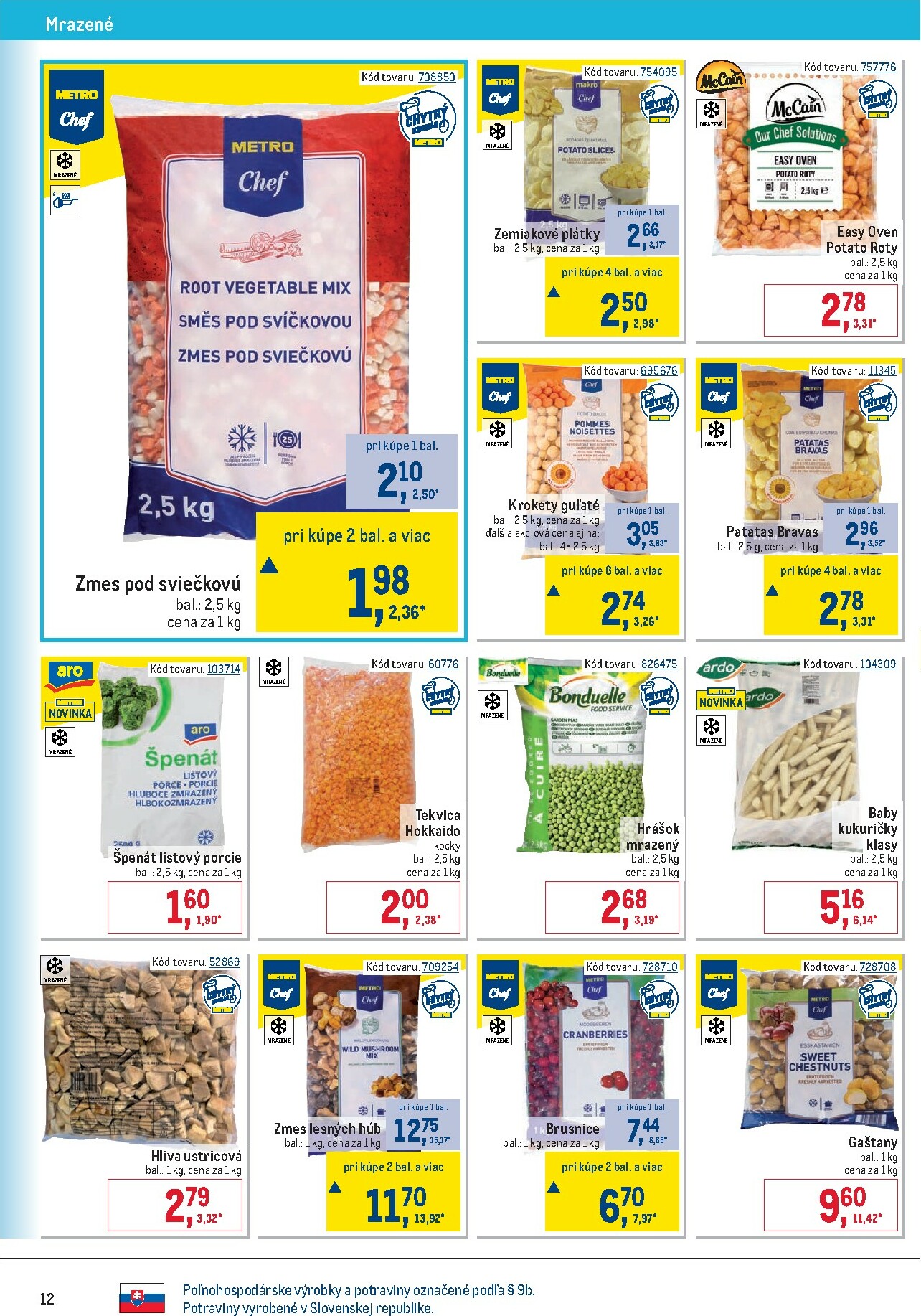metro - Leták Metro - Gastronómia platný od 19.11. do 09.12. - page: 12