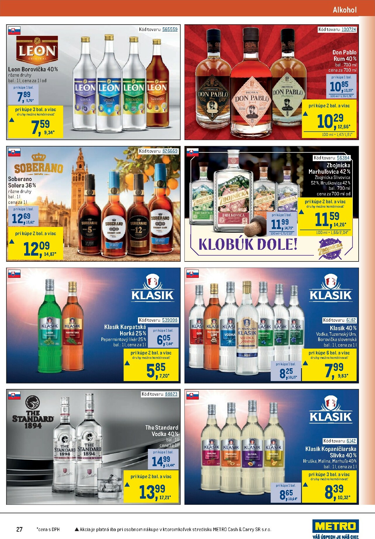 metro - Leták Metro - Gastronómia platný od 19.11. do 09.12. - page: 27