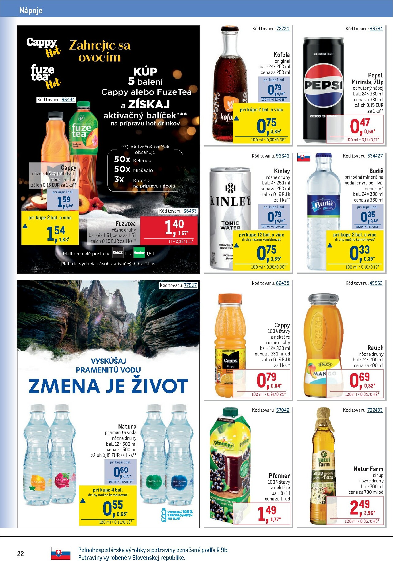 metro - Leták Metro - Gastronómia platný od 19.11. do 09.12. - page: 22