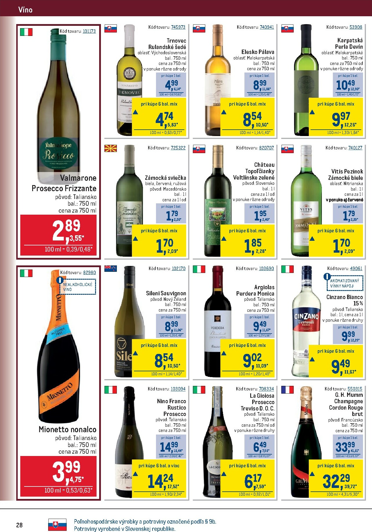 metro - Leták Metro - Gastronómia platný od 19.11. do 09.12. - page: 28