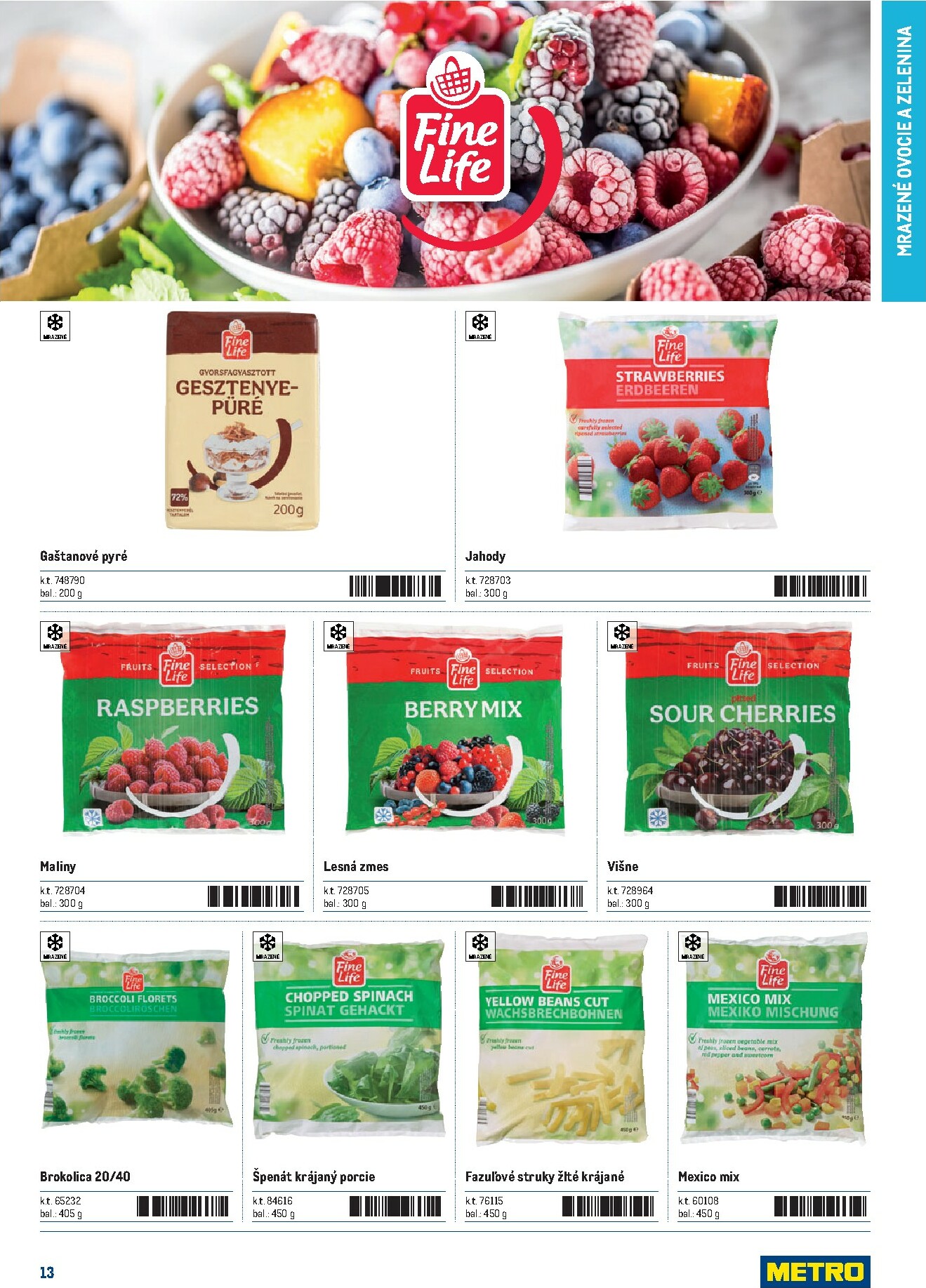 metro - Leták Metro - Katalóg FineLife výrobkov platný od 21.11. do 21.11. - page: 13