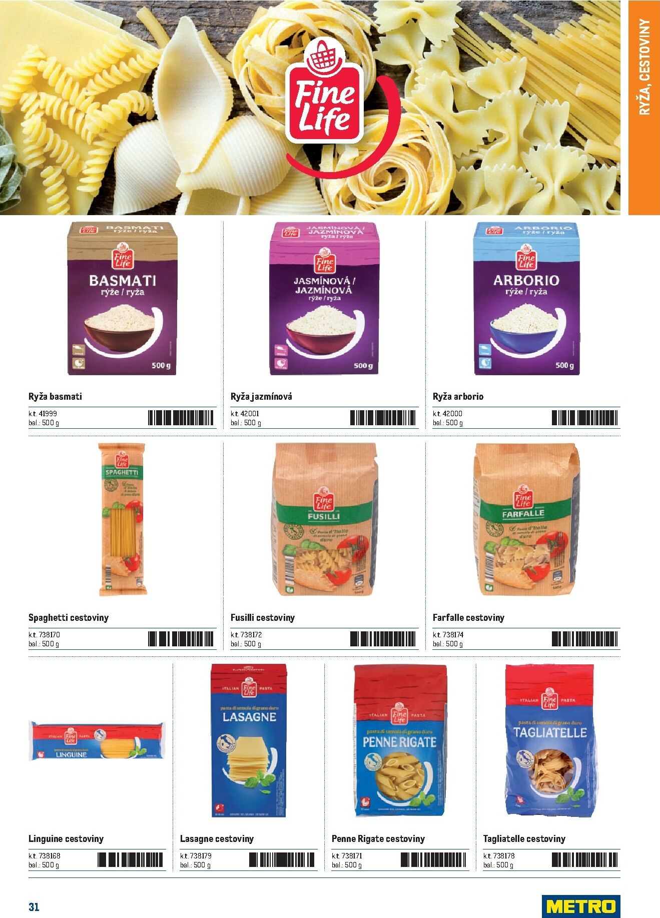 metro - Leták Metro - Katalóg FineLife výrobkov platný od 21.11. do 21.11. - page: 31