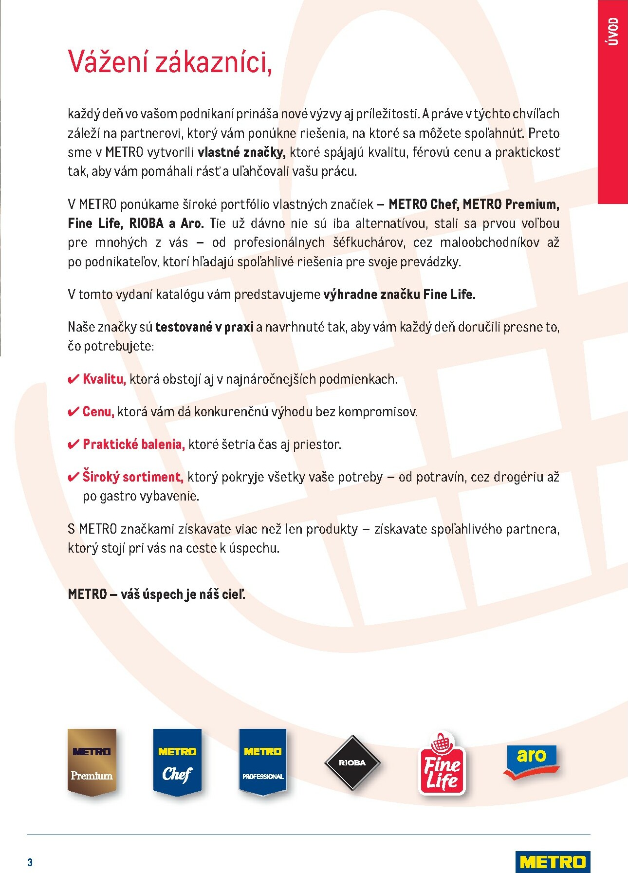 metro - Leták Metro - Katalóg FineLife výrobkov platný od 21.11. do 21.11. - page: 3