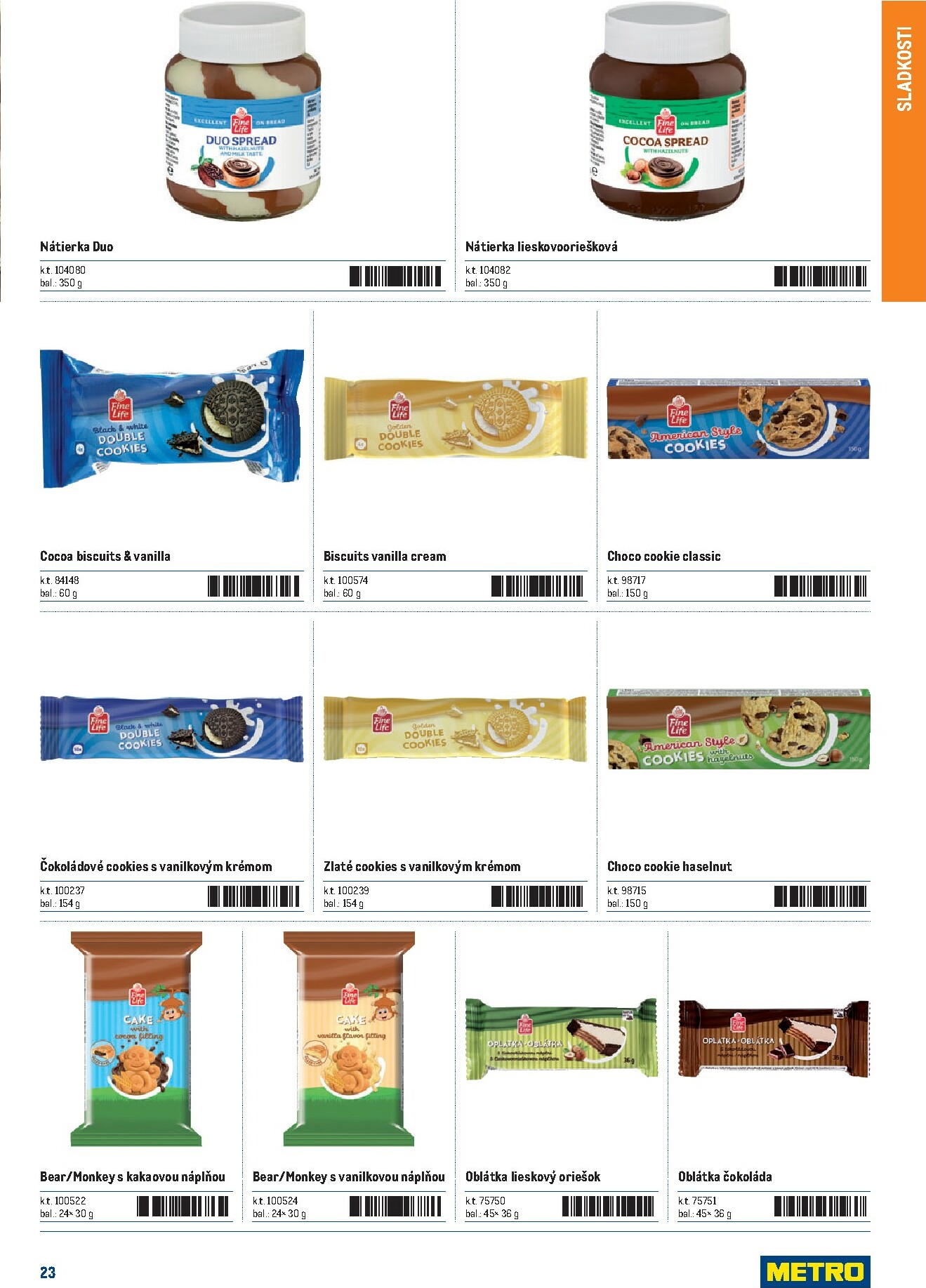 metro - Leták Metro - Katalóg FineLife výrobkov platný od 21.11. do 21.11. - page: 23