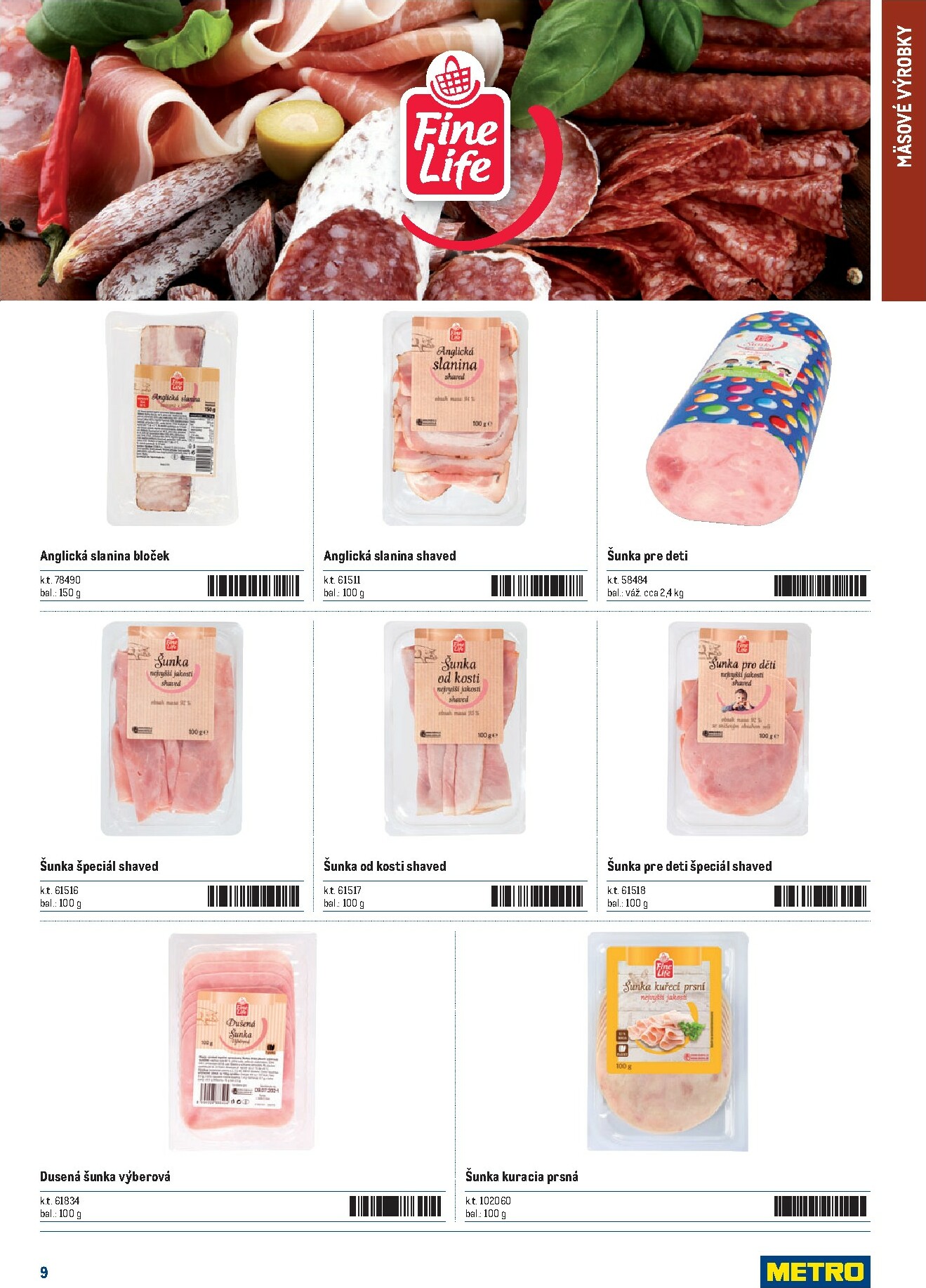 metro - Leták Metro - Katalóg FineLife výrobkov platný od 21.11. do 21.11. - page: 9