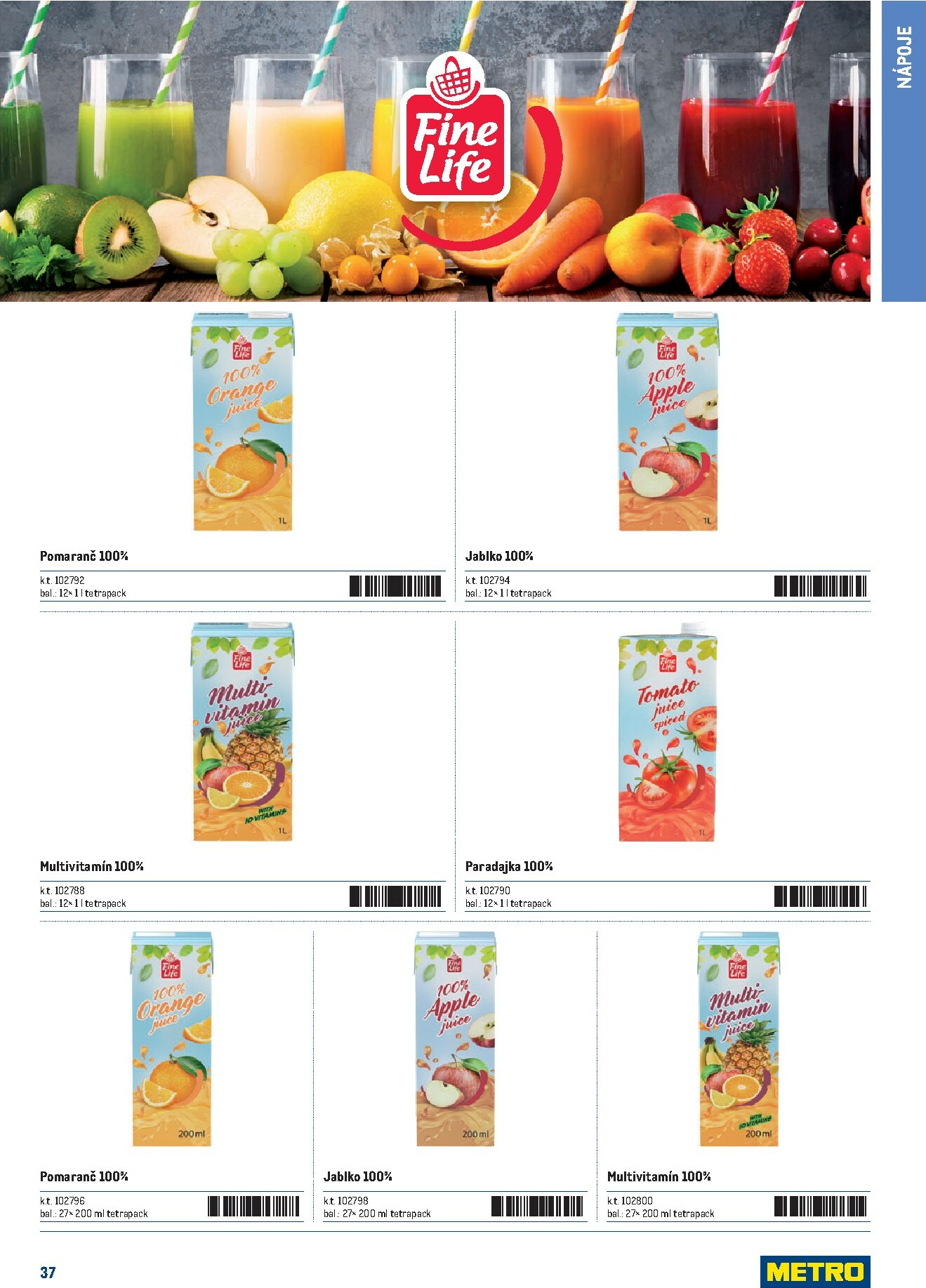 metro - Leták Metro - Katalóg FineLife výrobkov platný od 21.11. do 21.11. - page: 37