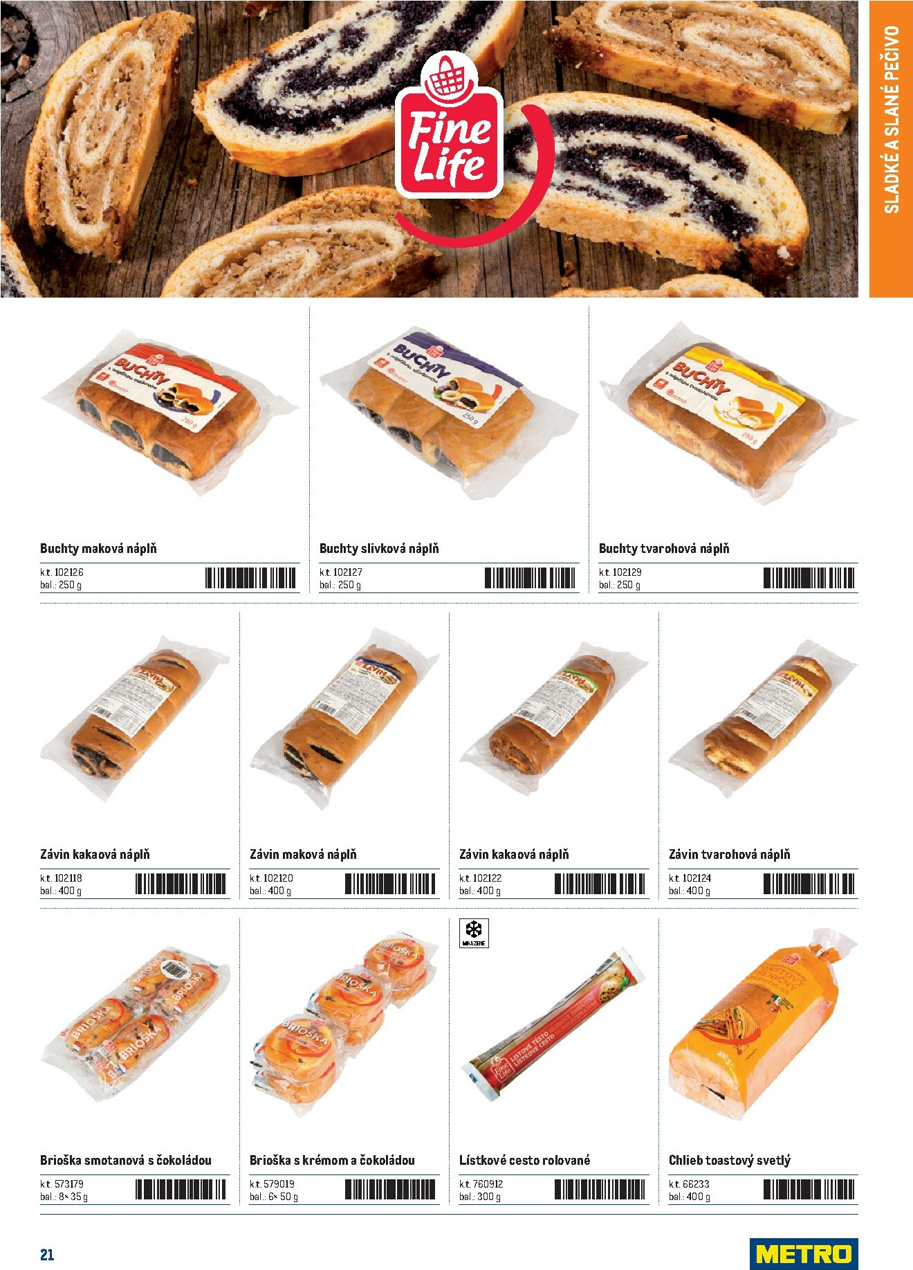 metro - Leták Metro - Katalóg FineLife výrobkov platný od 21.11. do 21.11. - page: 21