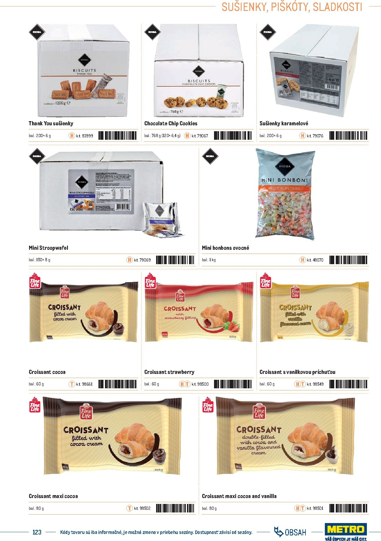 metro - Leták Metro - Katalóg vlastných značiek METRO platný od 21.11. do 21.11. - page: 123