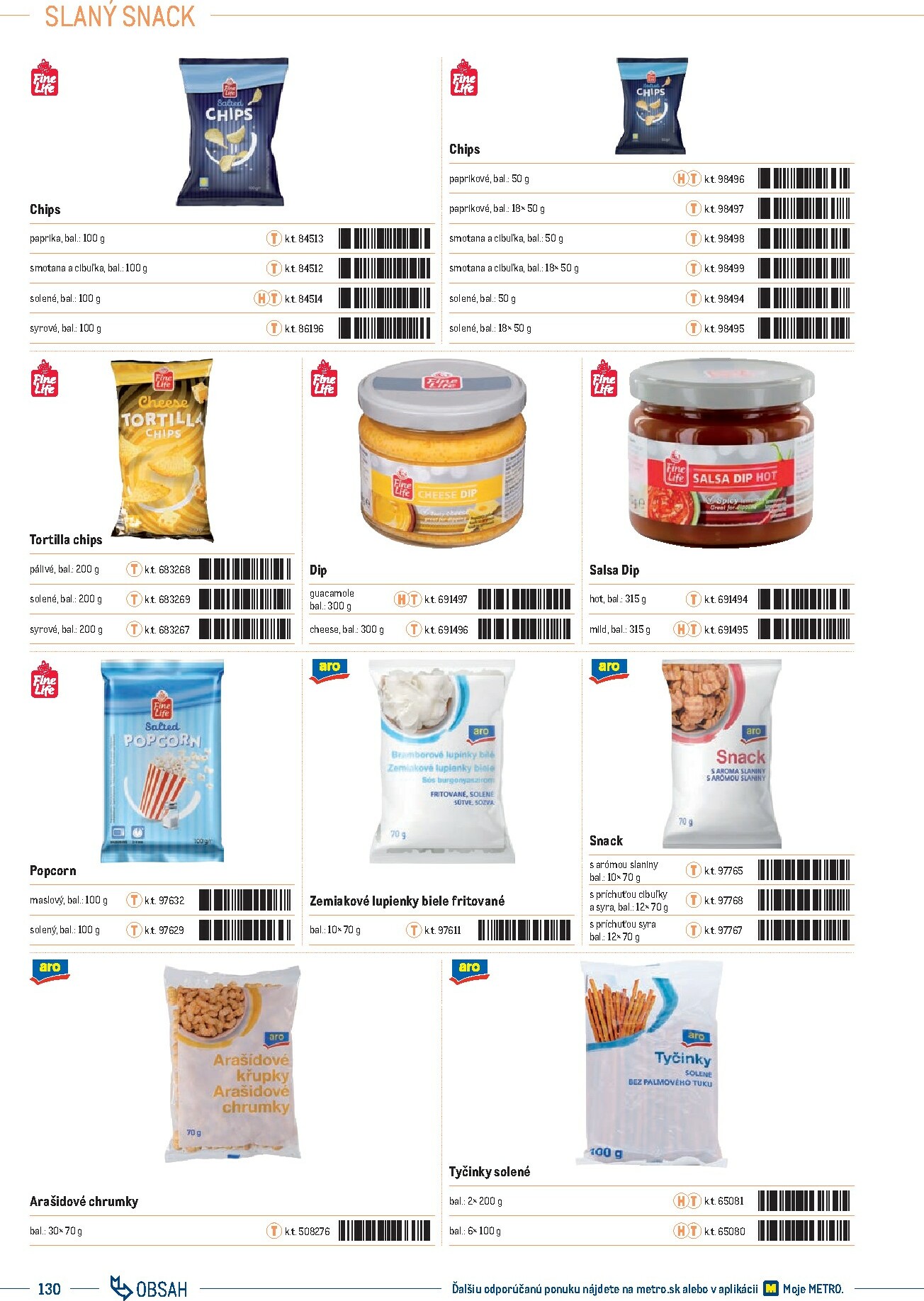metro - Leták Metro - Katalóg vlastných značiek METRO platný od 21.11. do 21.11. - page: 130