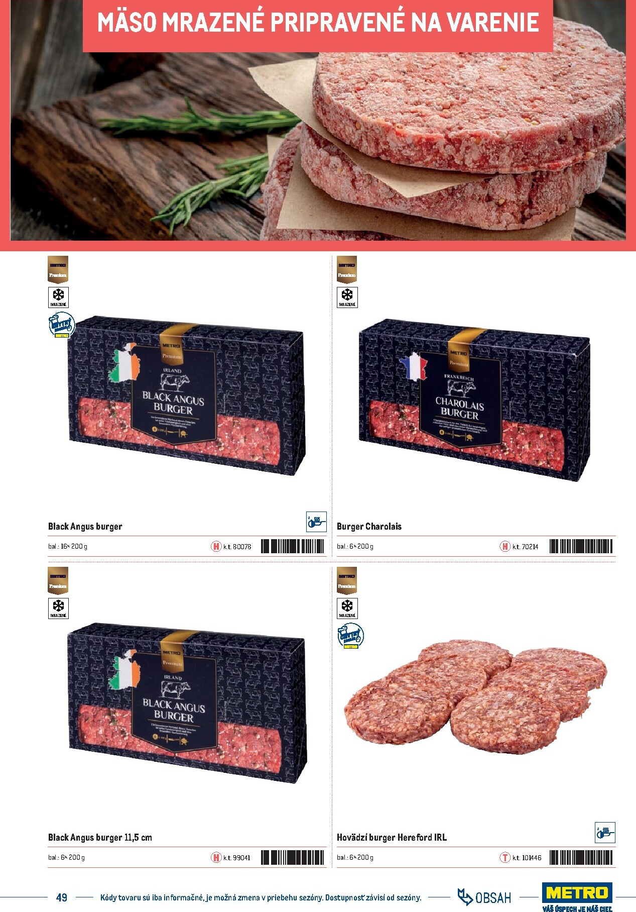 metro - Leták Metro - Katalóg vlastných značiek METRO platný od 21.11. do 21.11. - page: 49