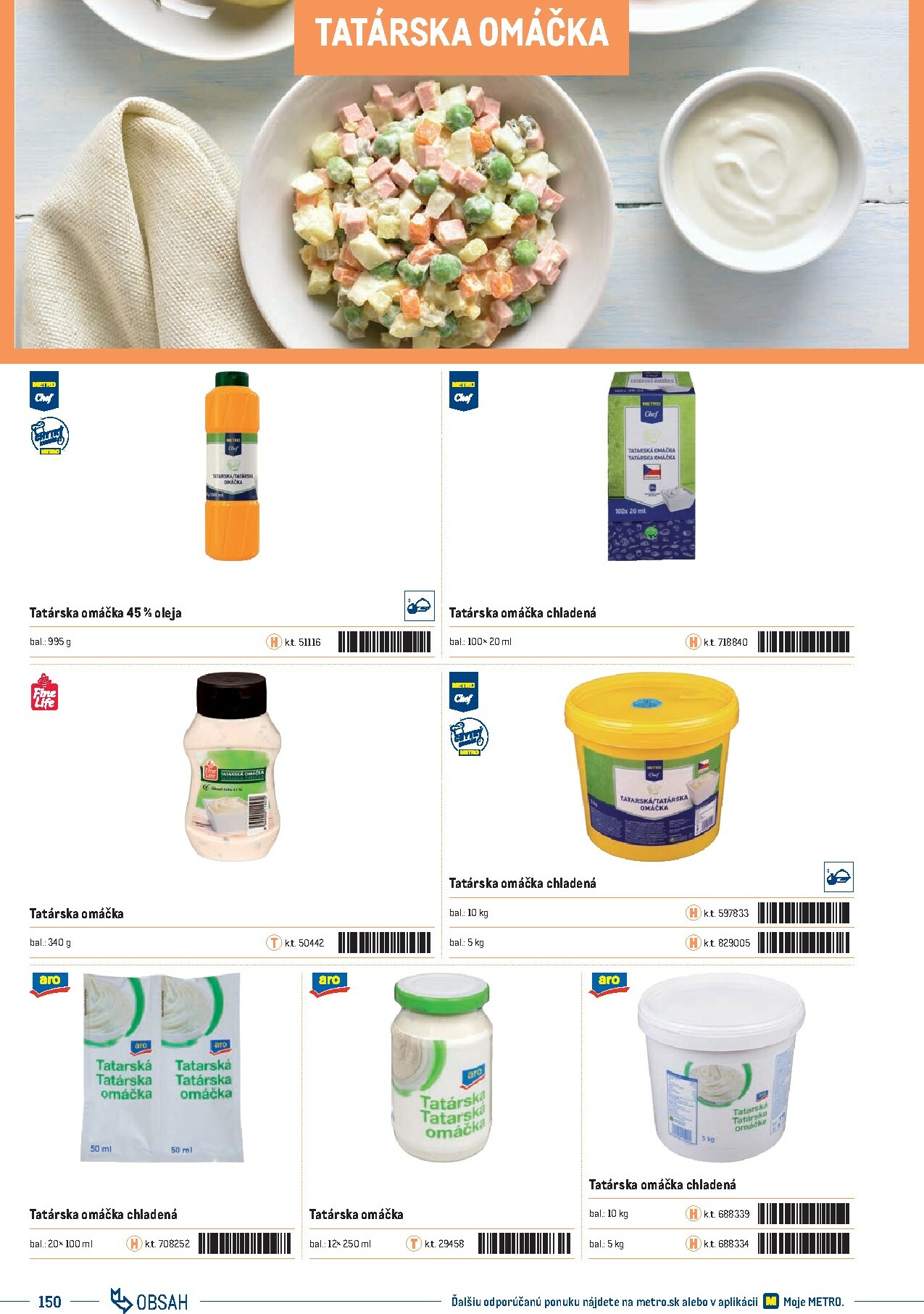 metro - Leták Metro - Katalóg vlastných značiek METRO platný od 21.11. do 21.11. - page: 150