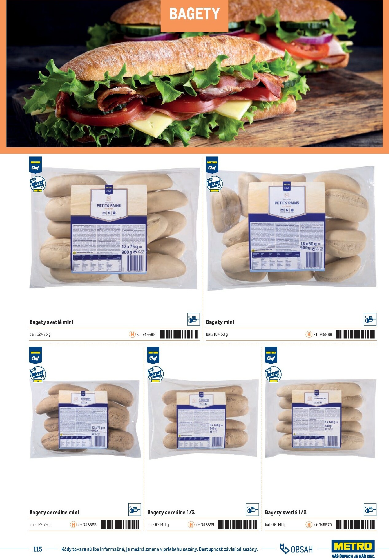 metro - Leták Metro - Katalóg vlastných značiek METRO platný od 21.11. do 21.11. - page: 115