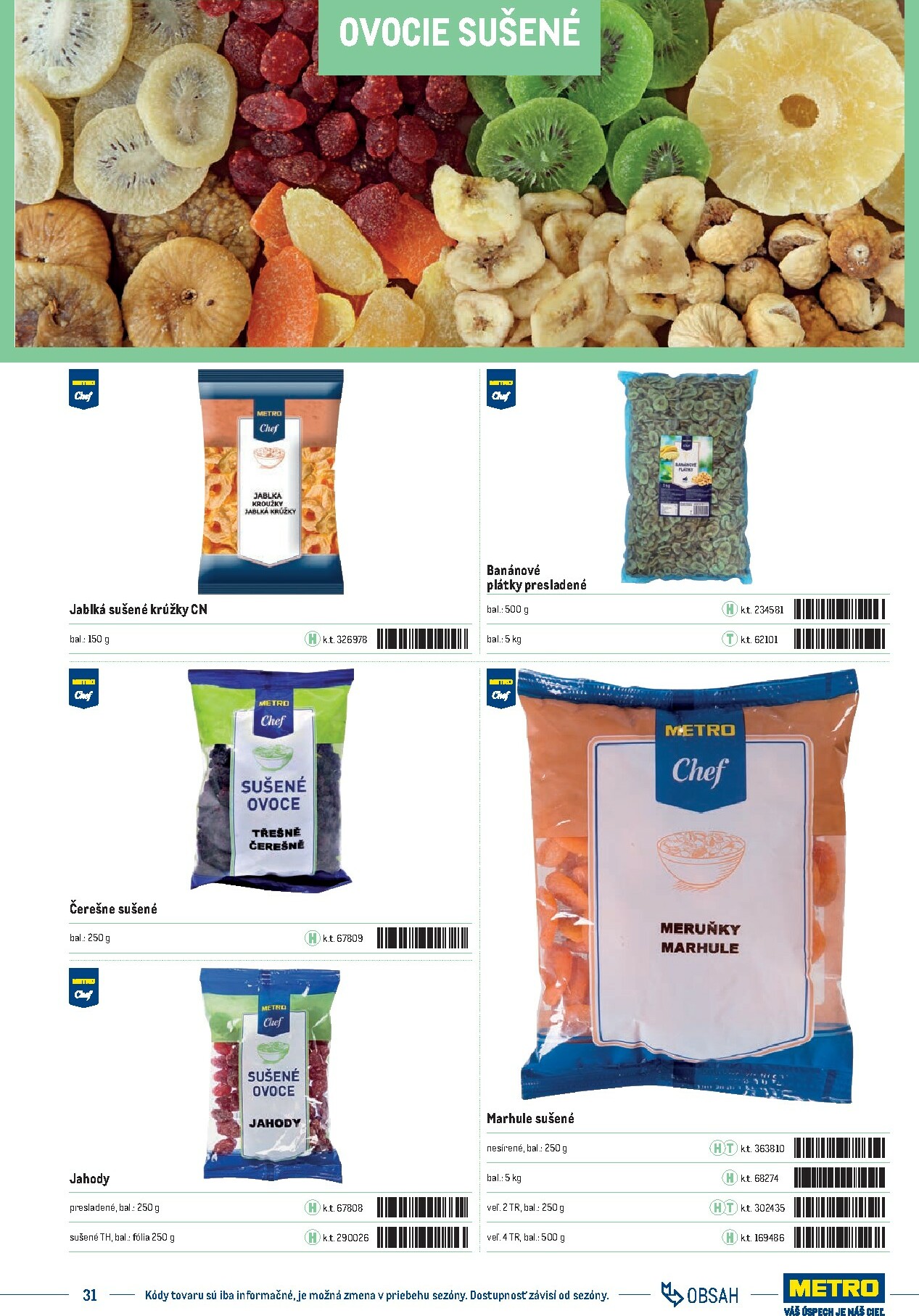 metro - Leták Metro - Katalóg vlastných značiek METRO platný od 21.11. do 21.11. - page: 31