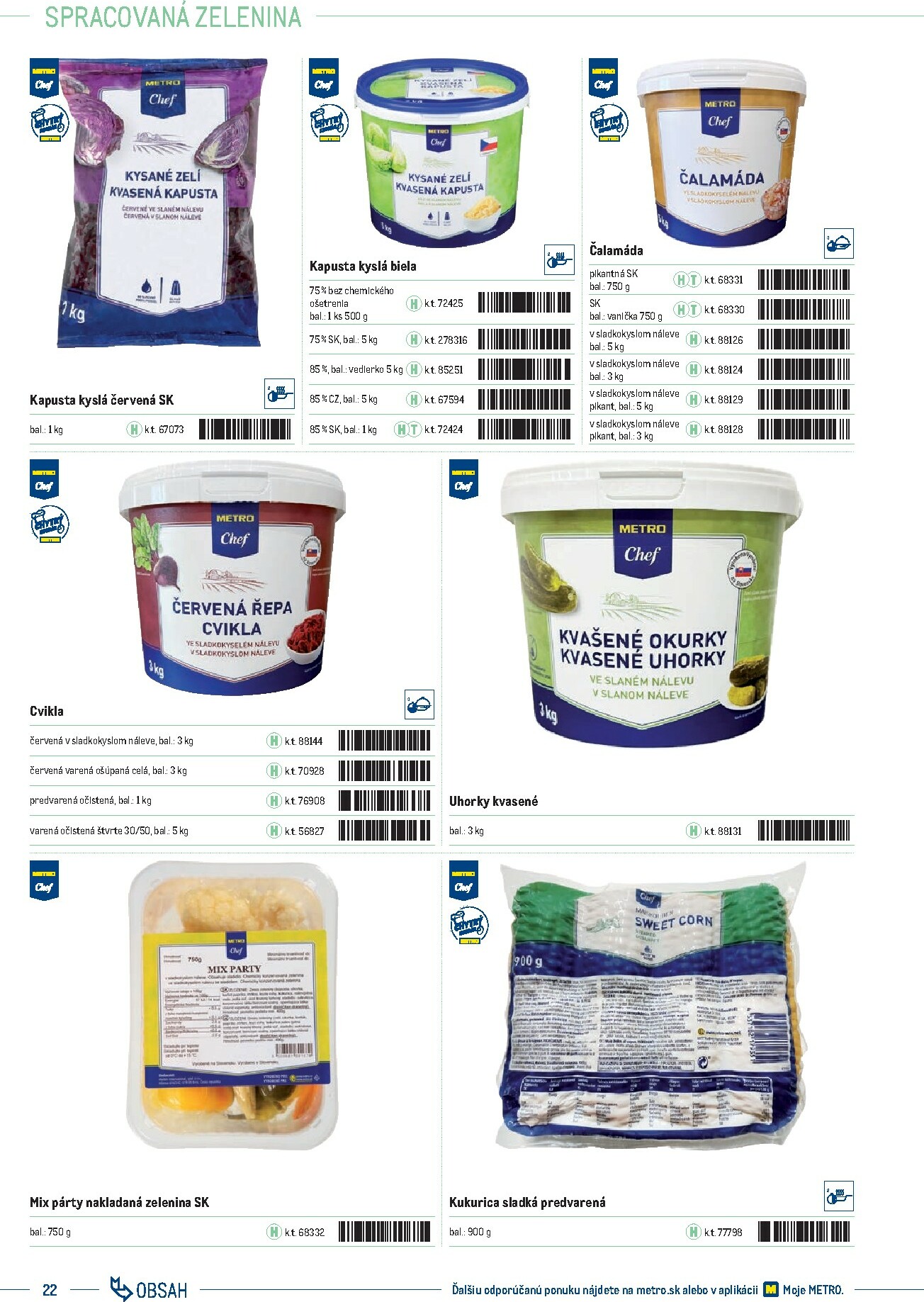 metro - Leták Metro - Katalóg vlastných značiek METRO platný od 21.11. do 21.11. - page: 22