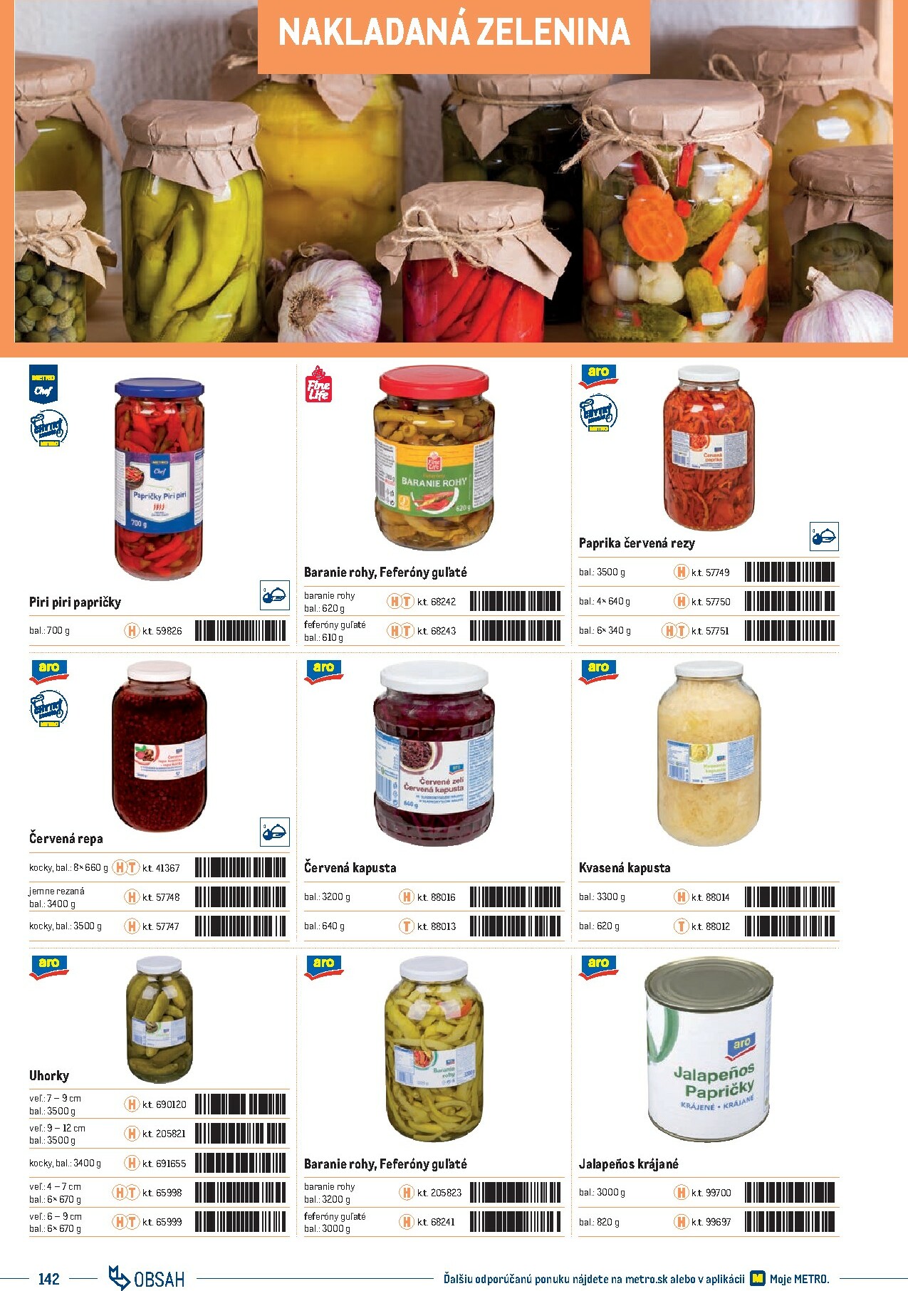 metro - Leták Metro - Katalóg vlastných značiek METRO platný od 21.11. do 21.11. - page: 142
