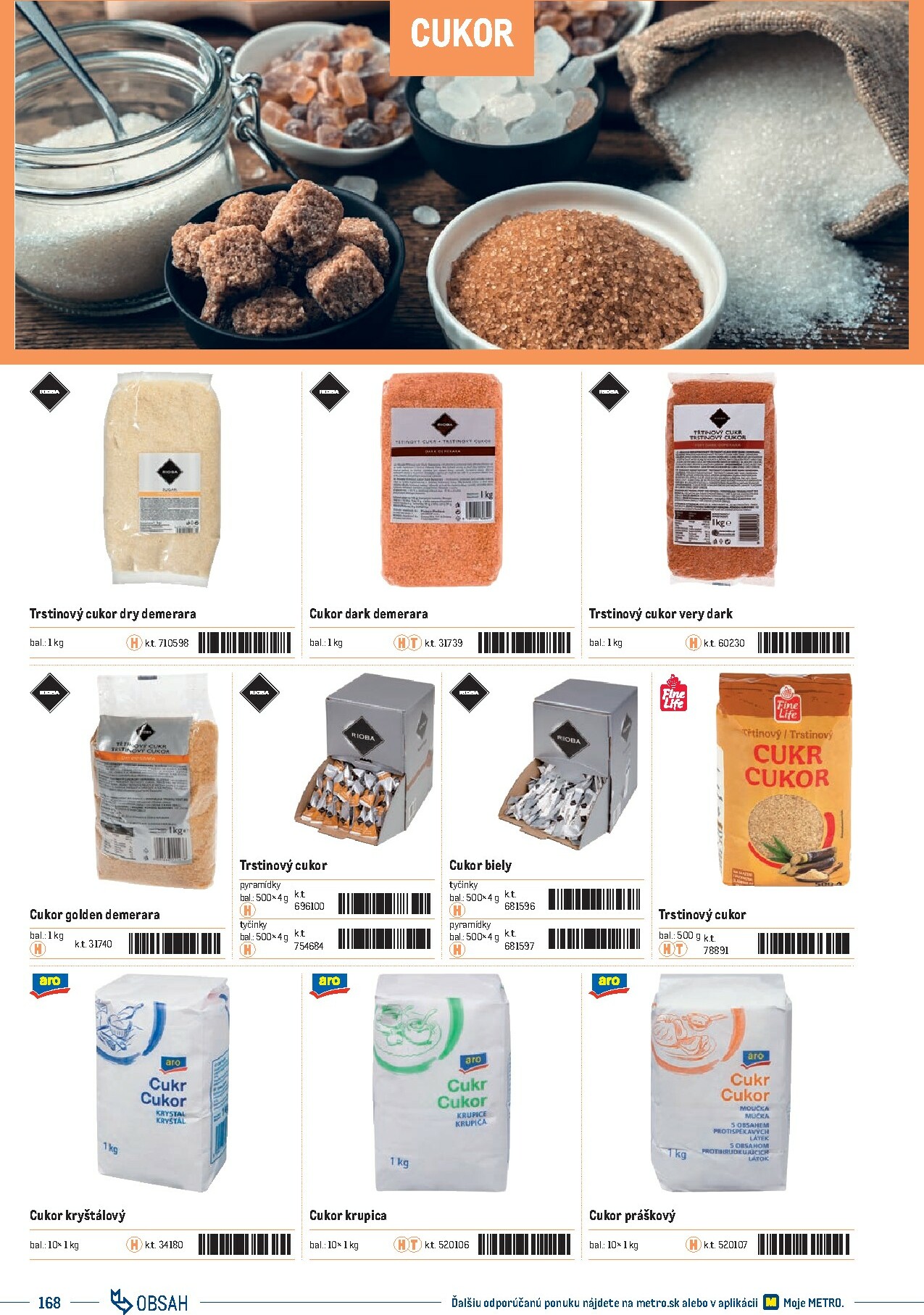 metro - Leták Metro - Katalóg vlastných značiek METRO platný od 21.11. do 21.11. - page: 168