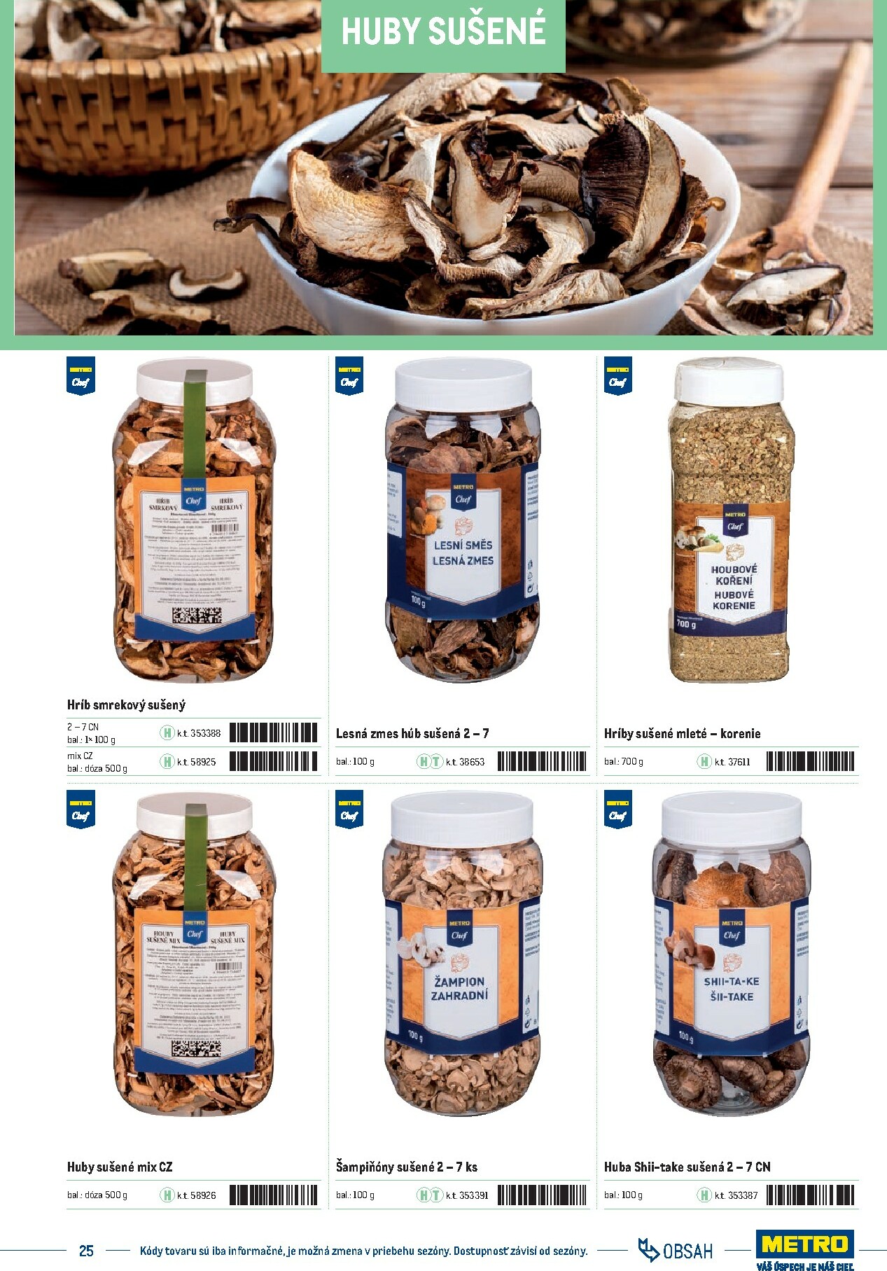 metro - Leták Metro - Katalóg vlastných značiek METRO platný od 21.11. do 21.11. - page: 25