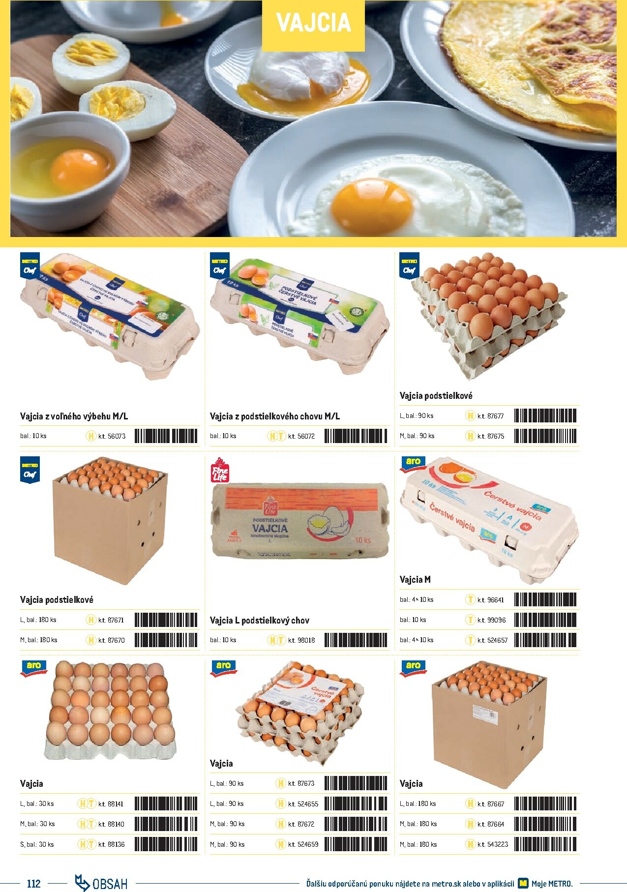 metro - Leták Metro - Katalóg vlastných značiek METRO platný od 21.11. do 21.11. - page: 112