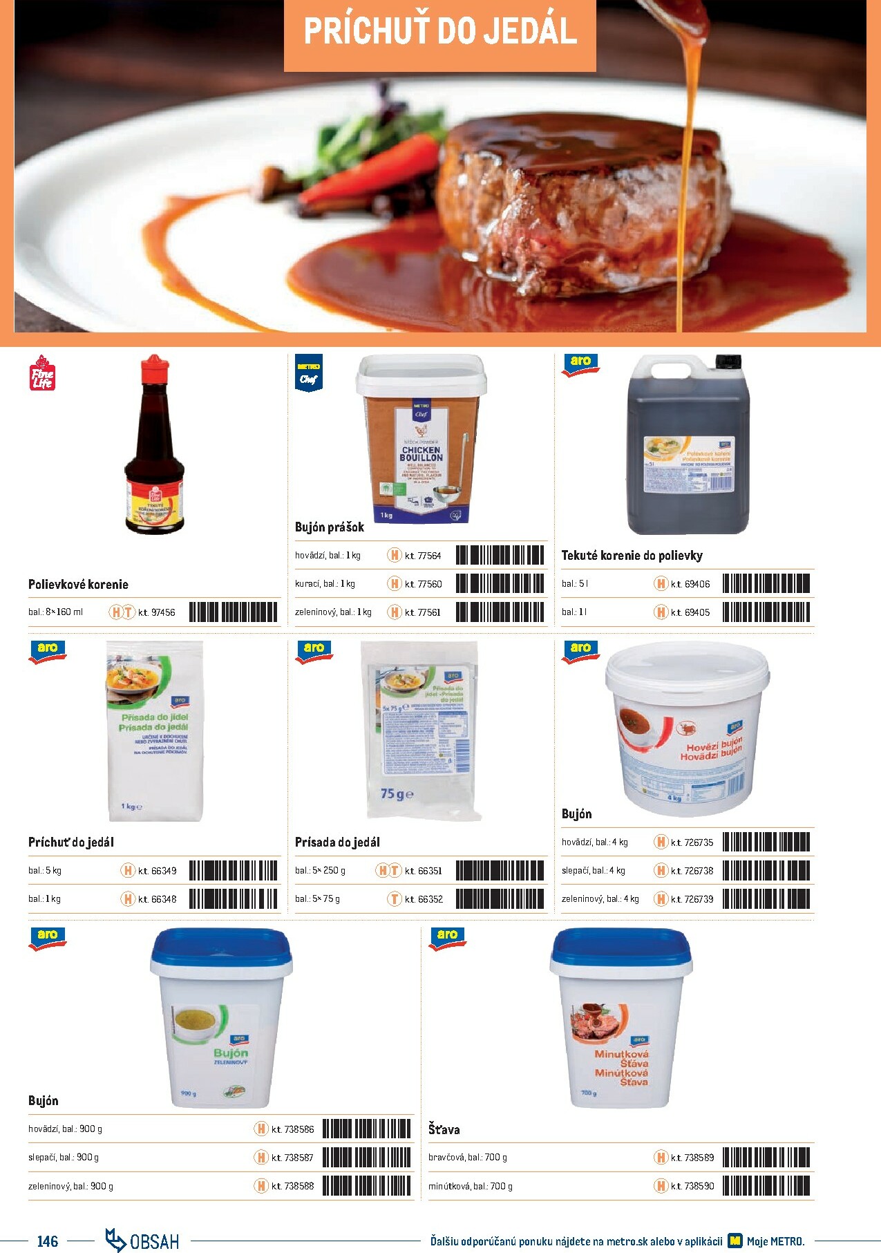 metro - Leták Metro - Katalóg vlastných značiek METRO platný od 21.11. do 21.11. - page: 146