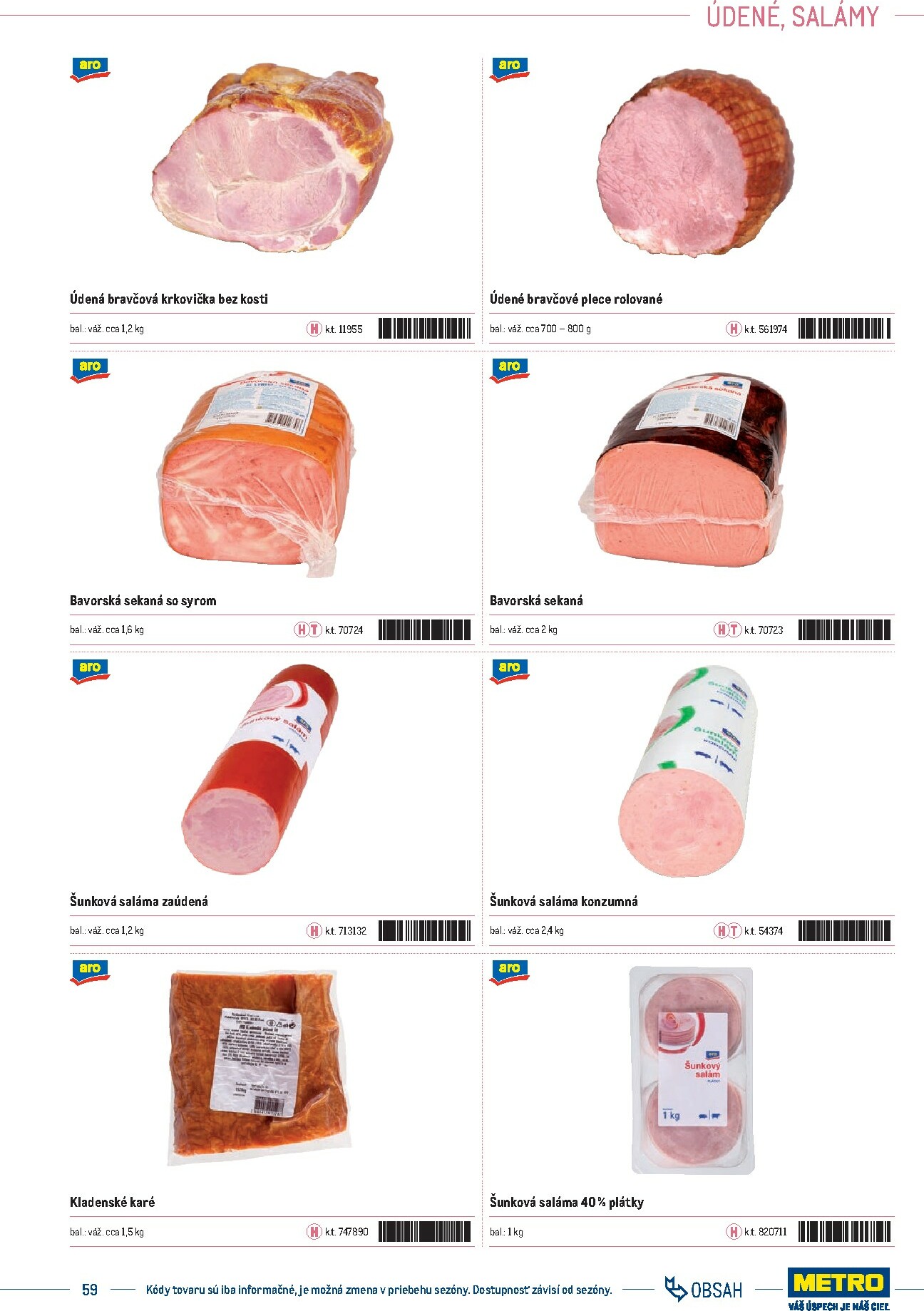 metro - Leták Metro - Katalóg vlastných značiek METRO platný od 21.11. do 21.11. - page: 59