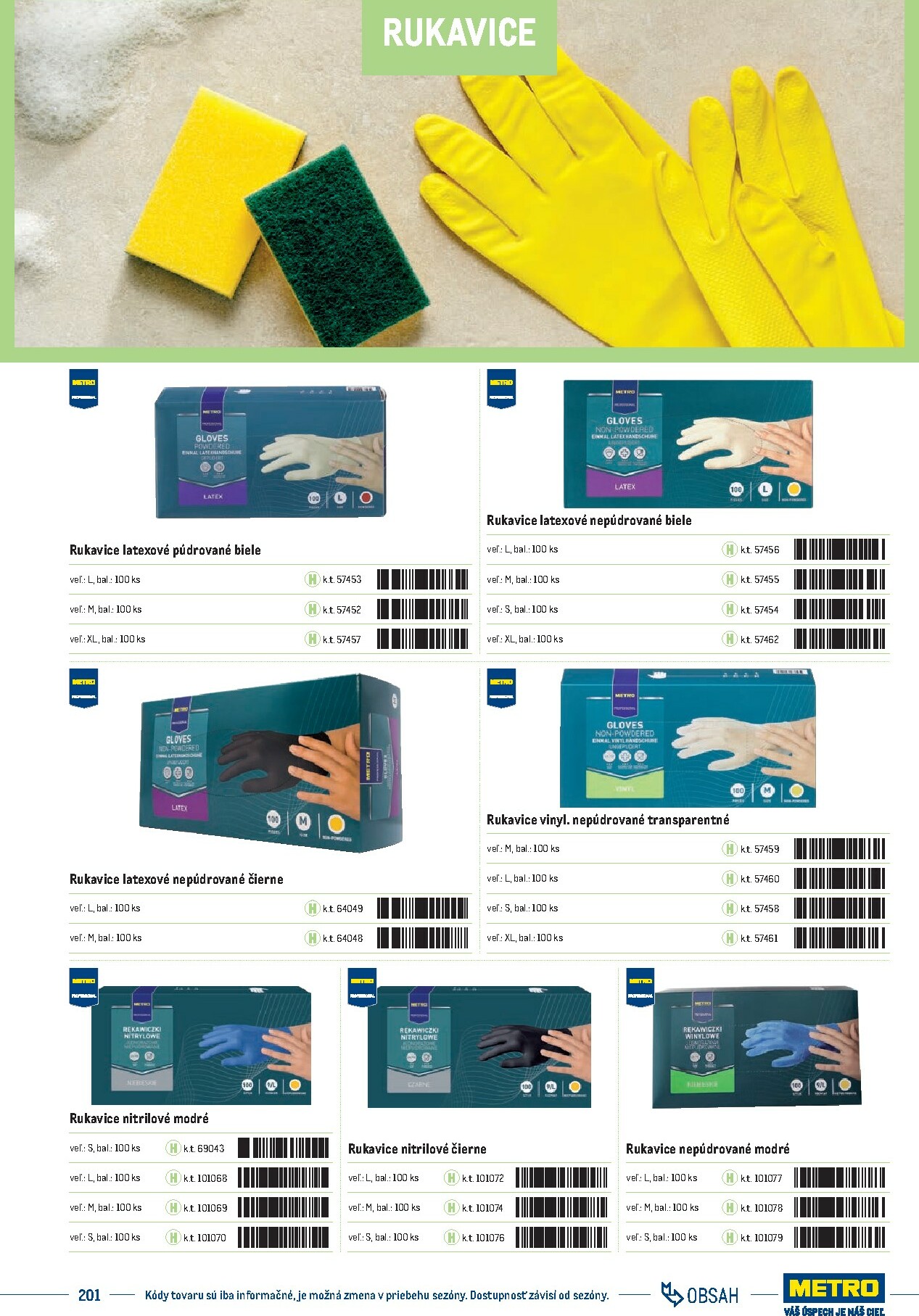 metro - Leták Metro - Katalóg vlastných značiek METRO platný od 21.11. do 21.11. - page: 201