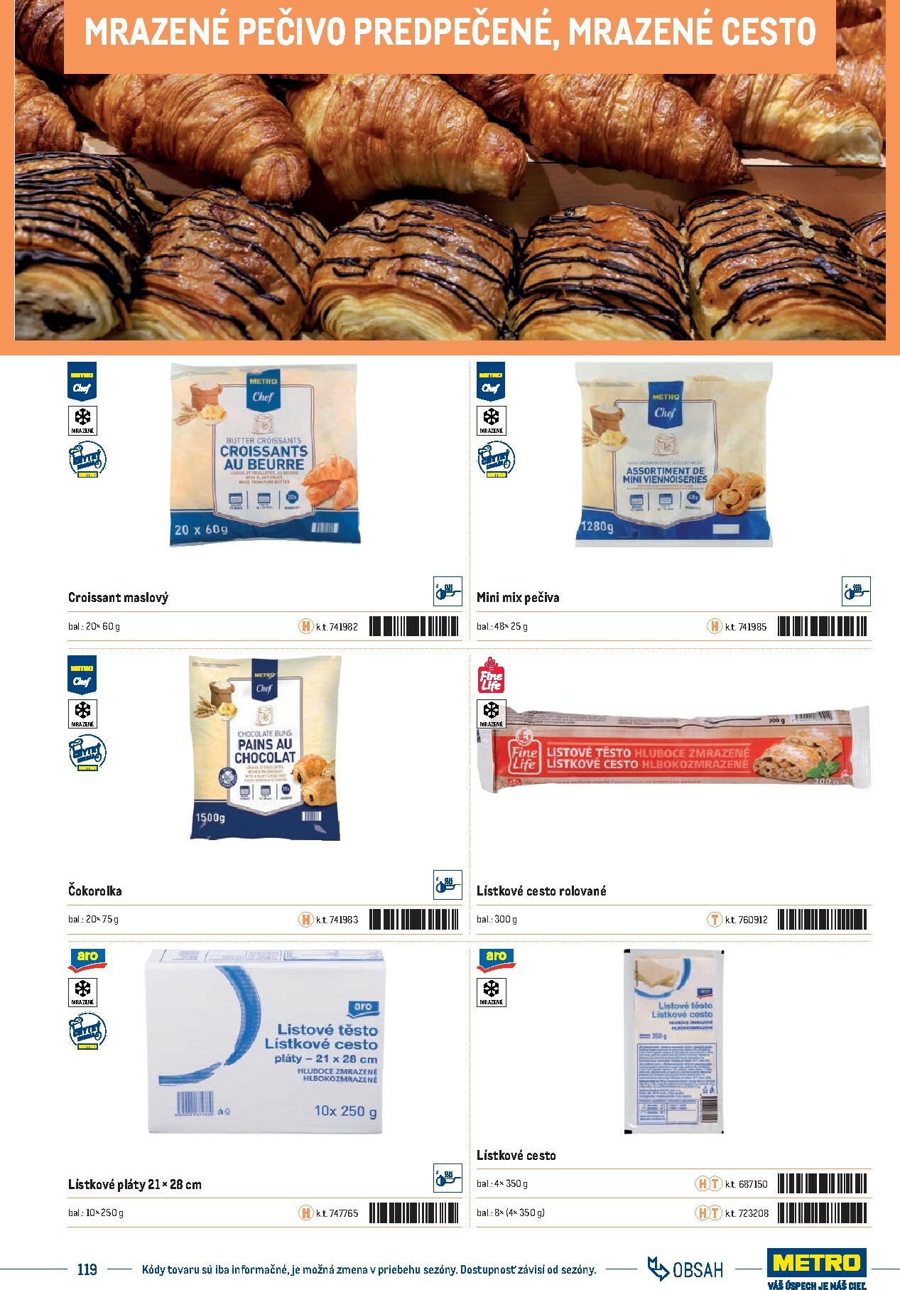 metro - Leták Metro - Katalóg vlastných značiek METRO platný od 21.11. do 21.11. - page: 119